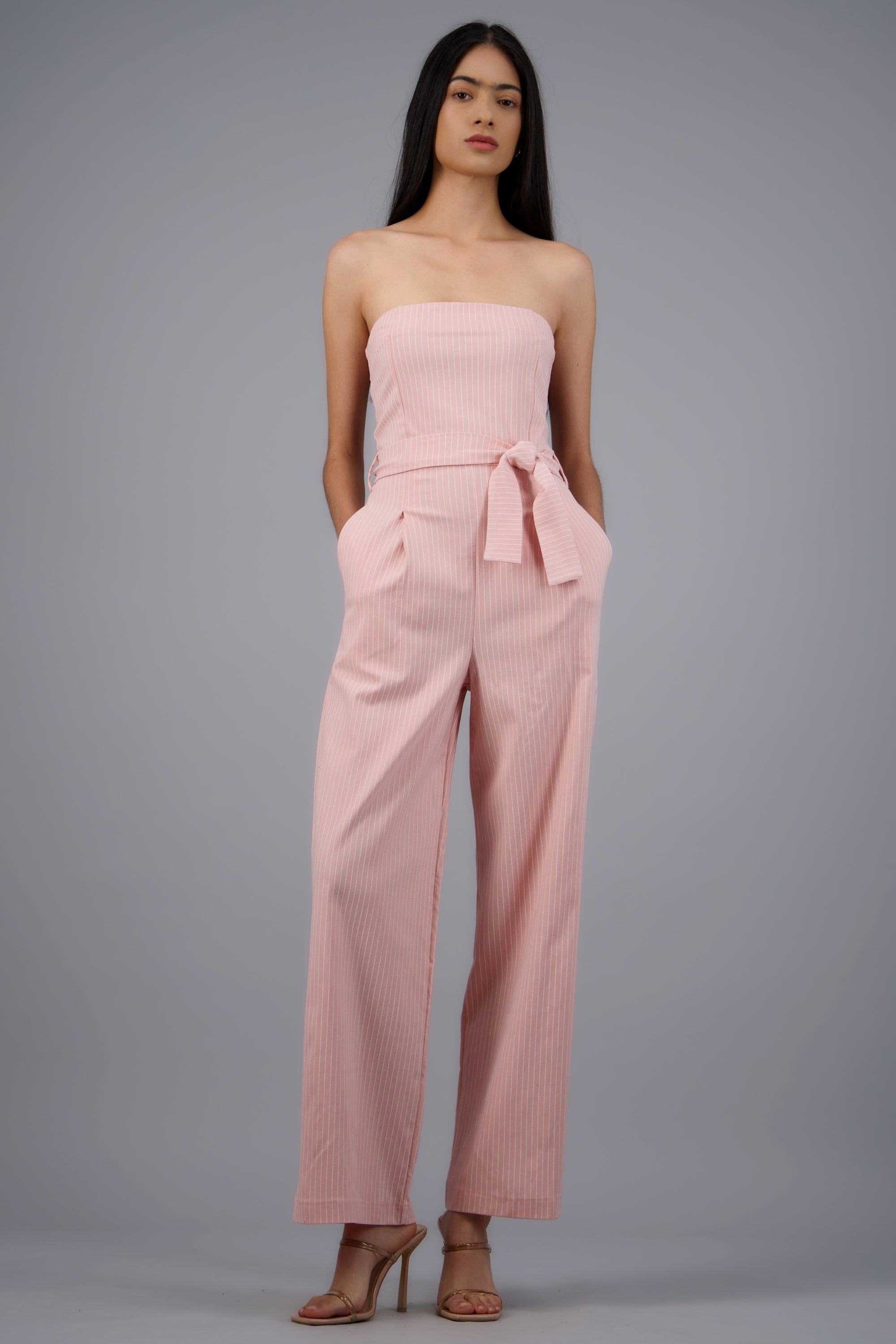JUMPSUIT STRAPPLES RAYAS DET LASO CORAL