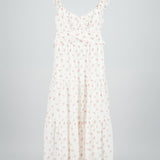 Vestido maxi estampado flores