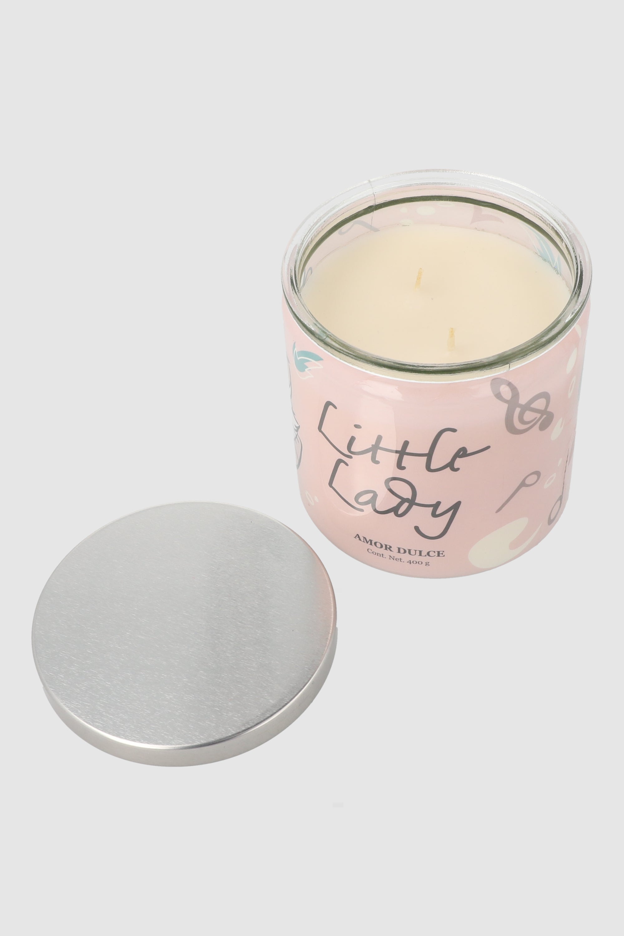 Vela 400 gr Disney Marie ROSA PASTEL