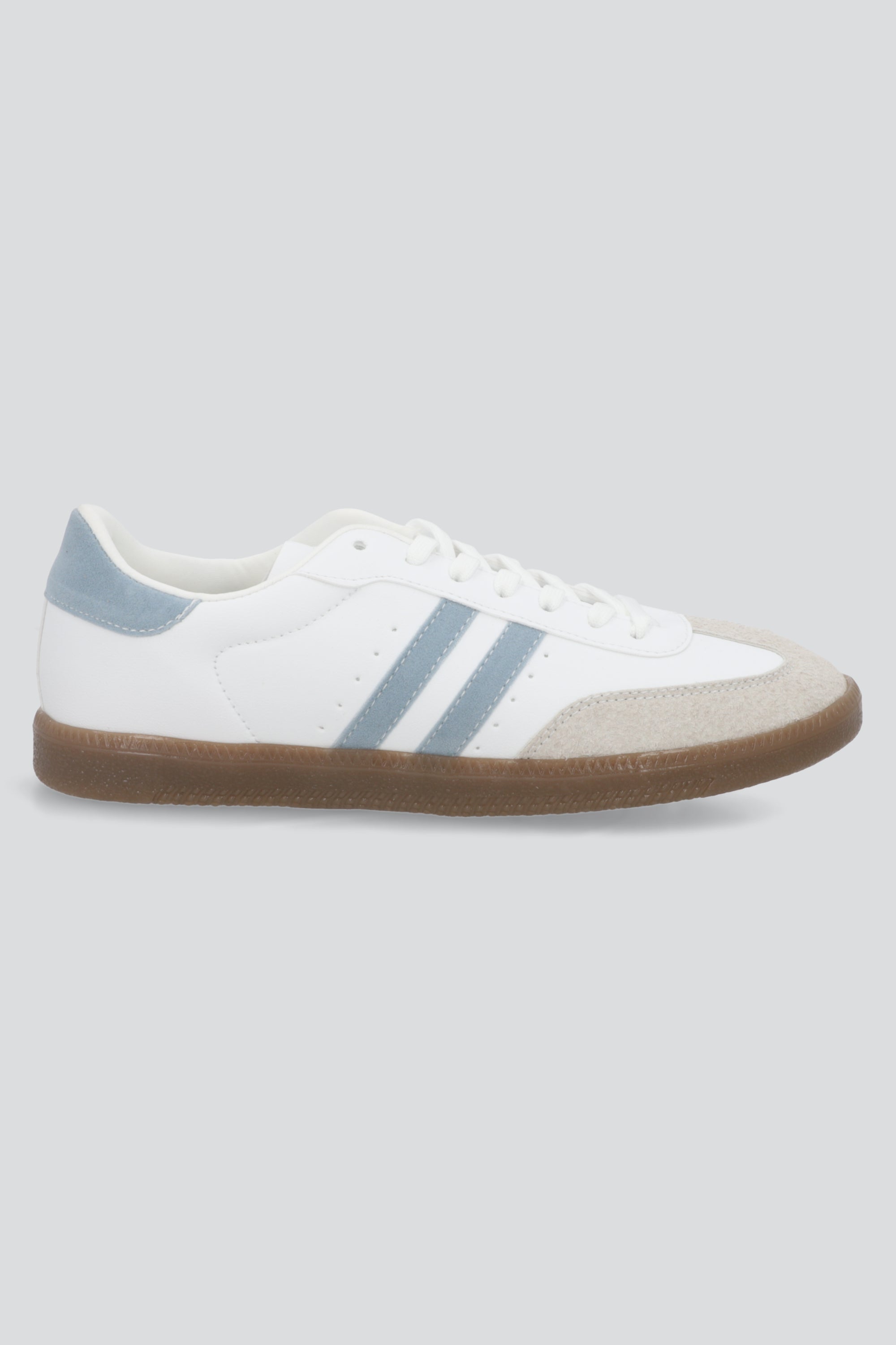 Tenis Dos Líneas Punta Durazno AZUL