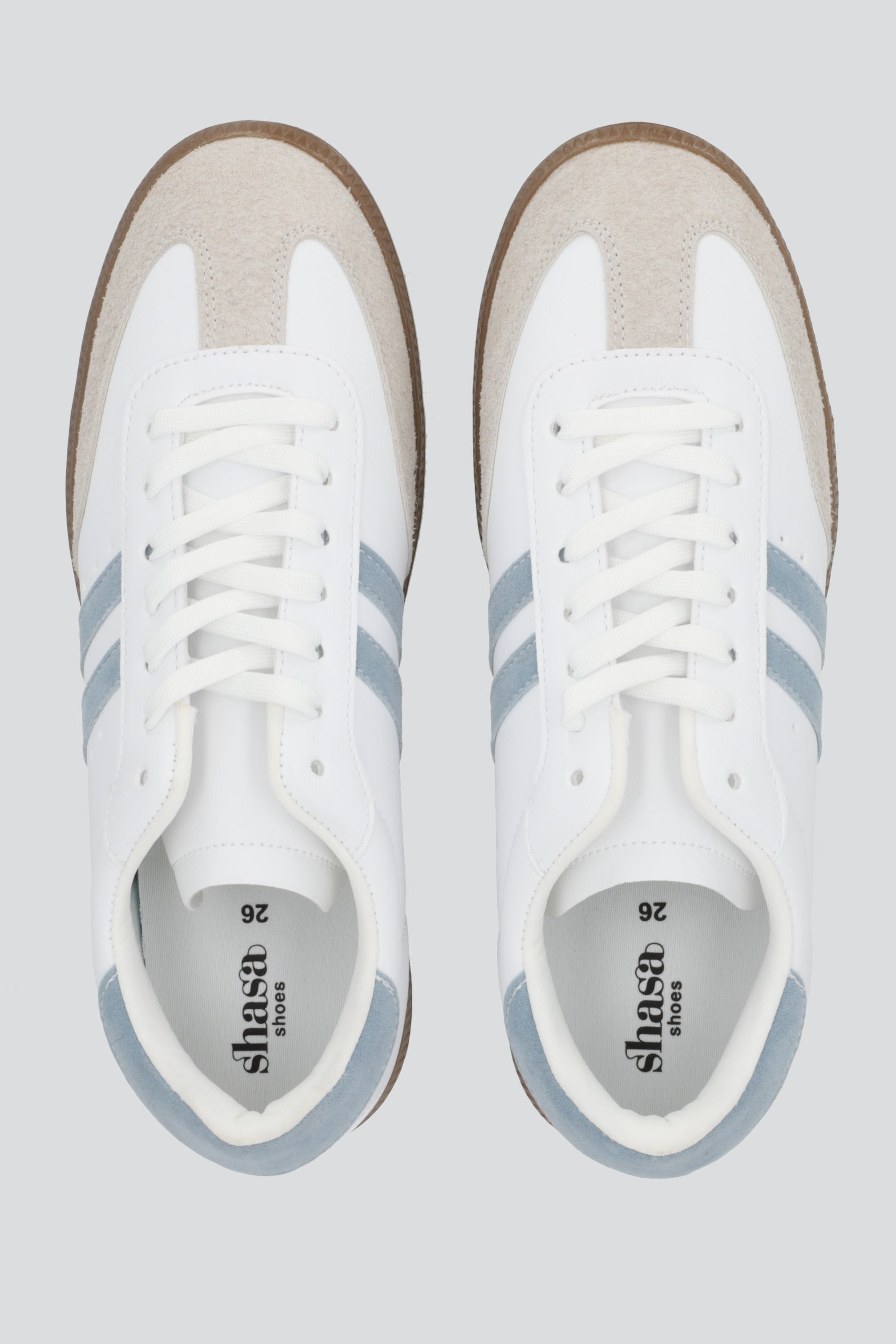Tenis Dos Líneas Punta Durazno AZUL