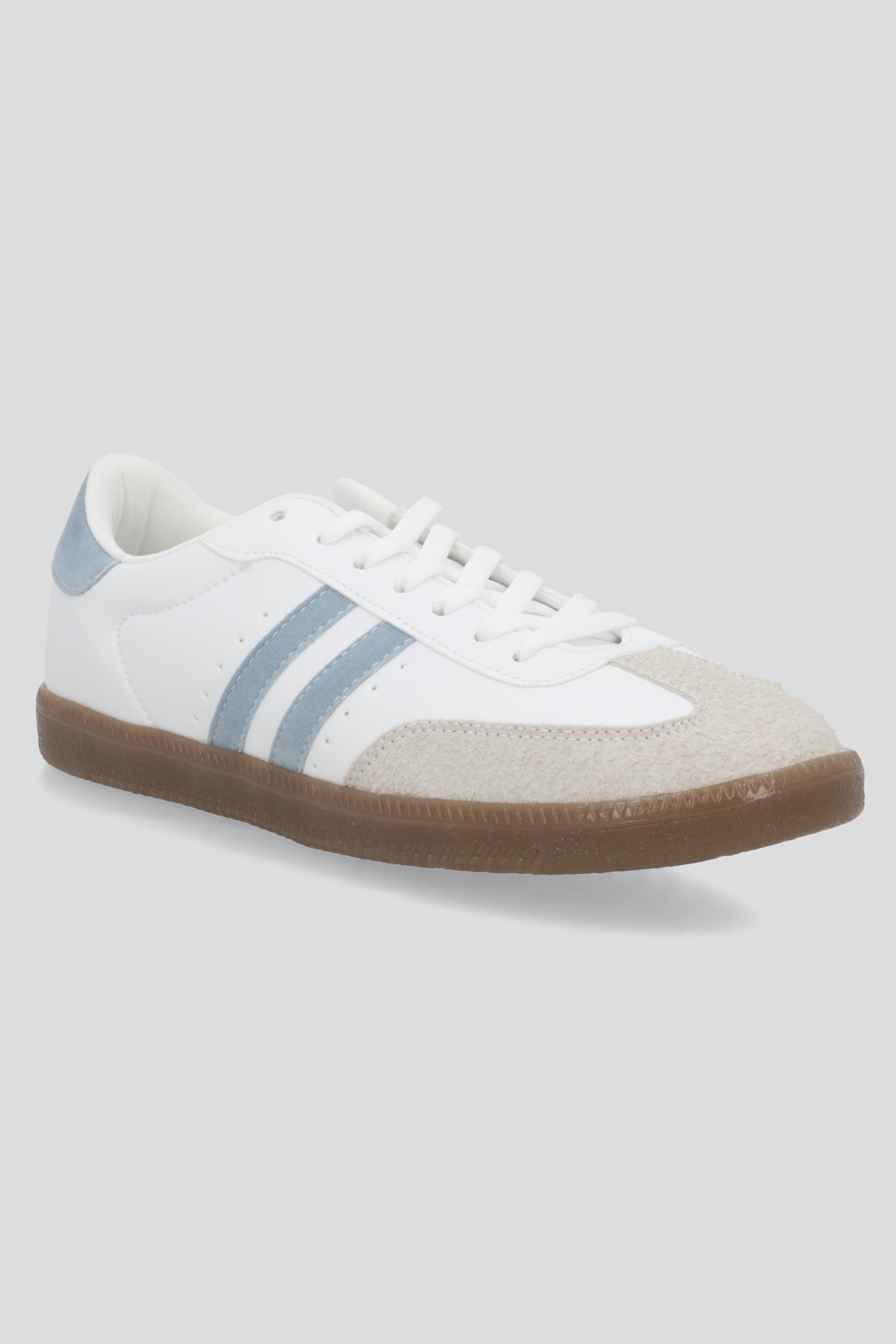 Tenis Dos Líneas Punta Durazno AZUL
