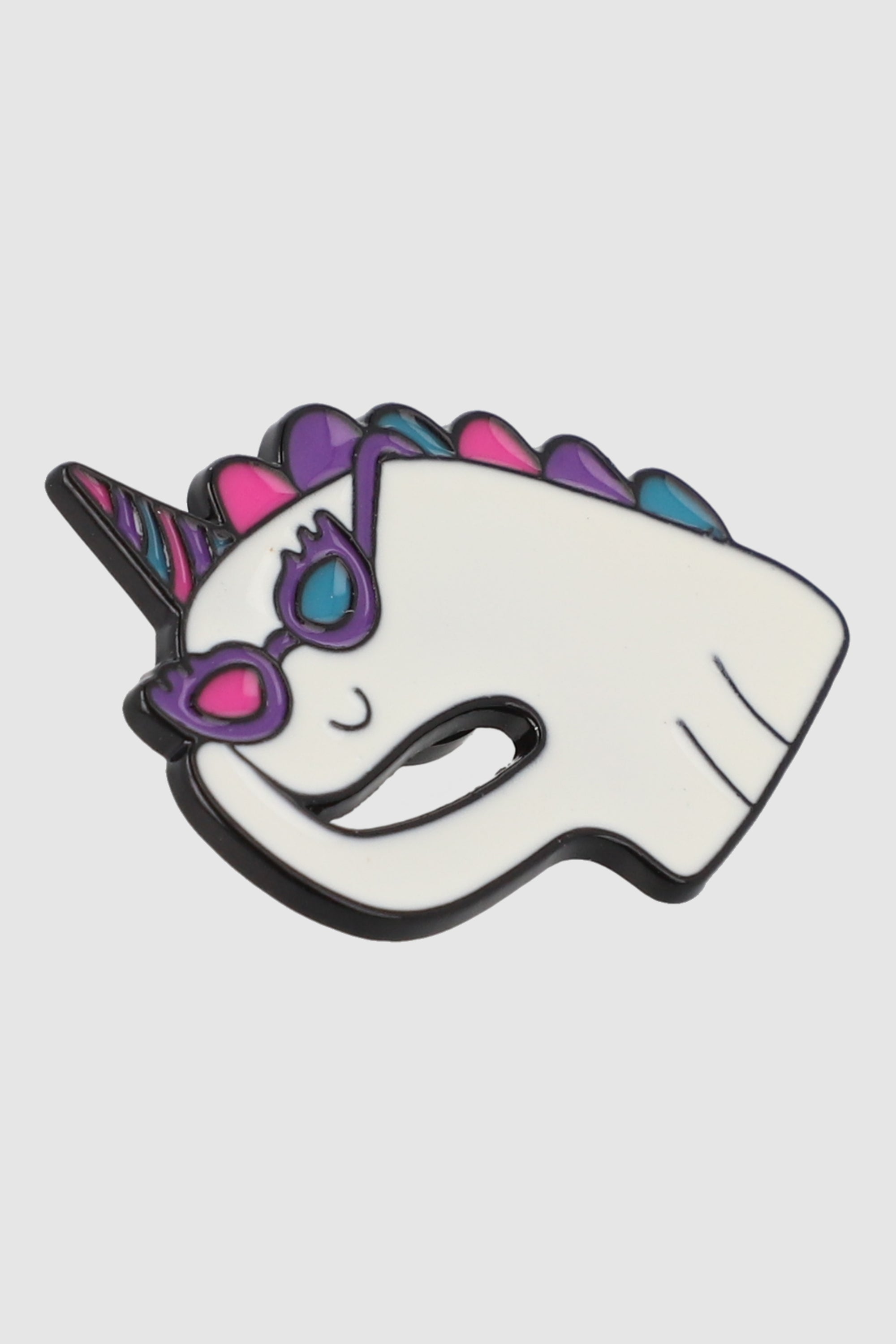 Pin unicornio lentes cool BLANCO