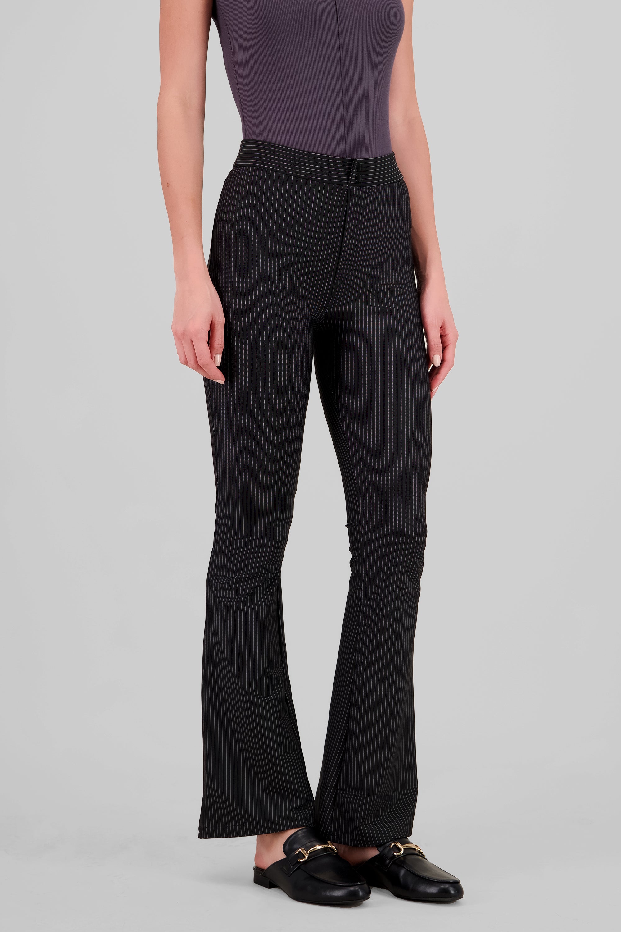 Pantalon rayas sastre NEGRO