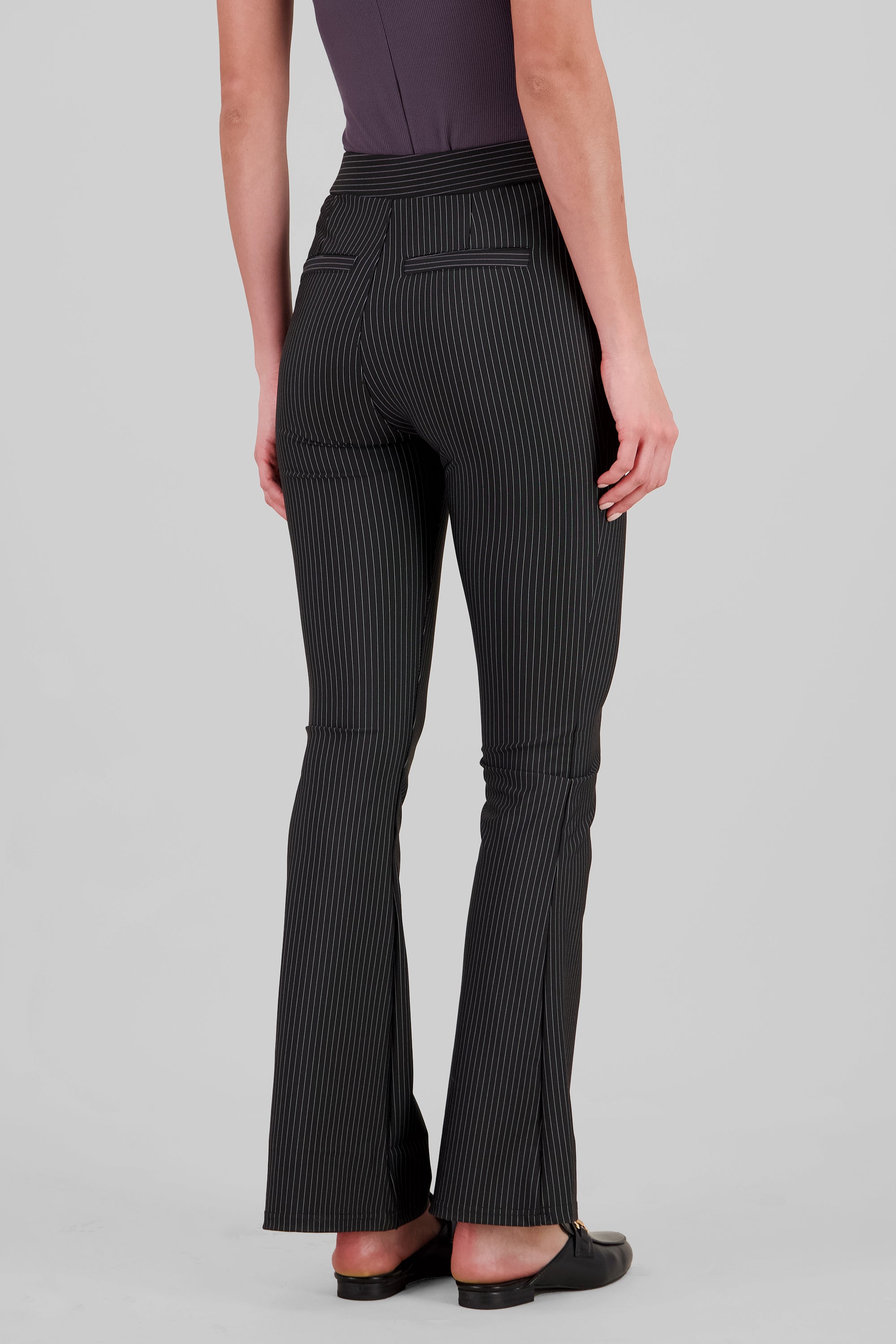 Pantalon rayas sastre NEGRO