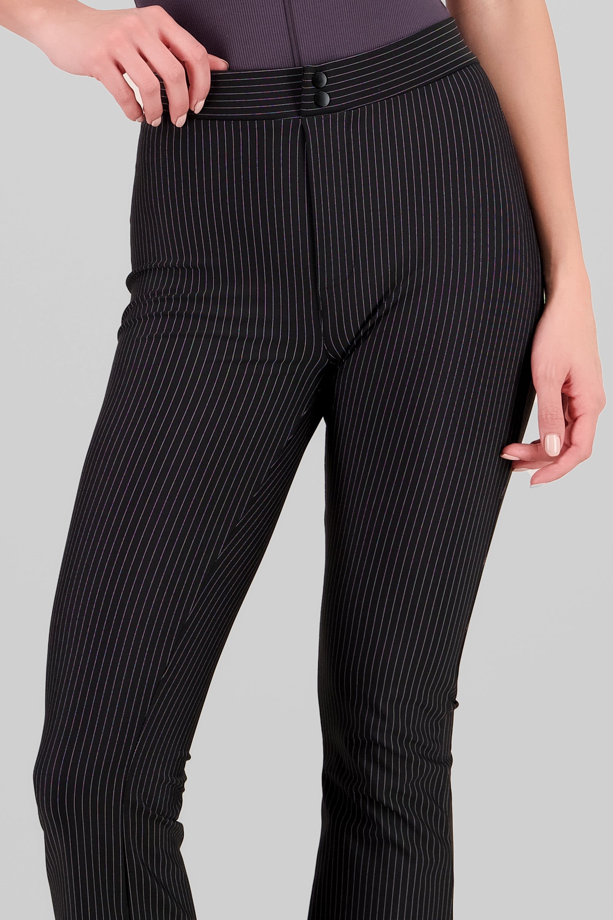 Pantalon rayas sastre NEGRO