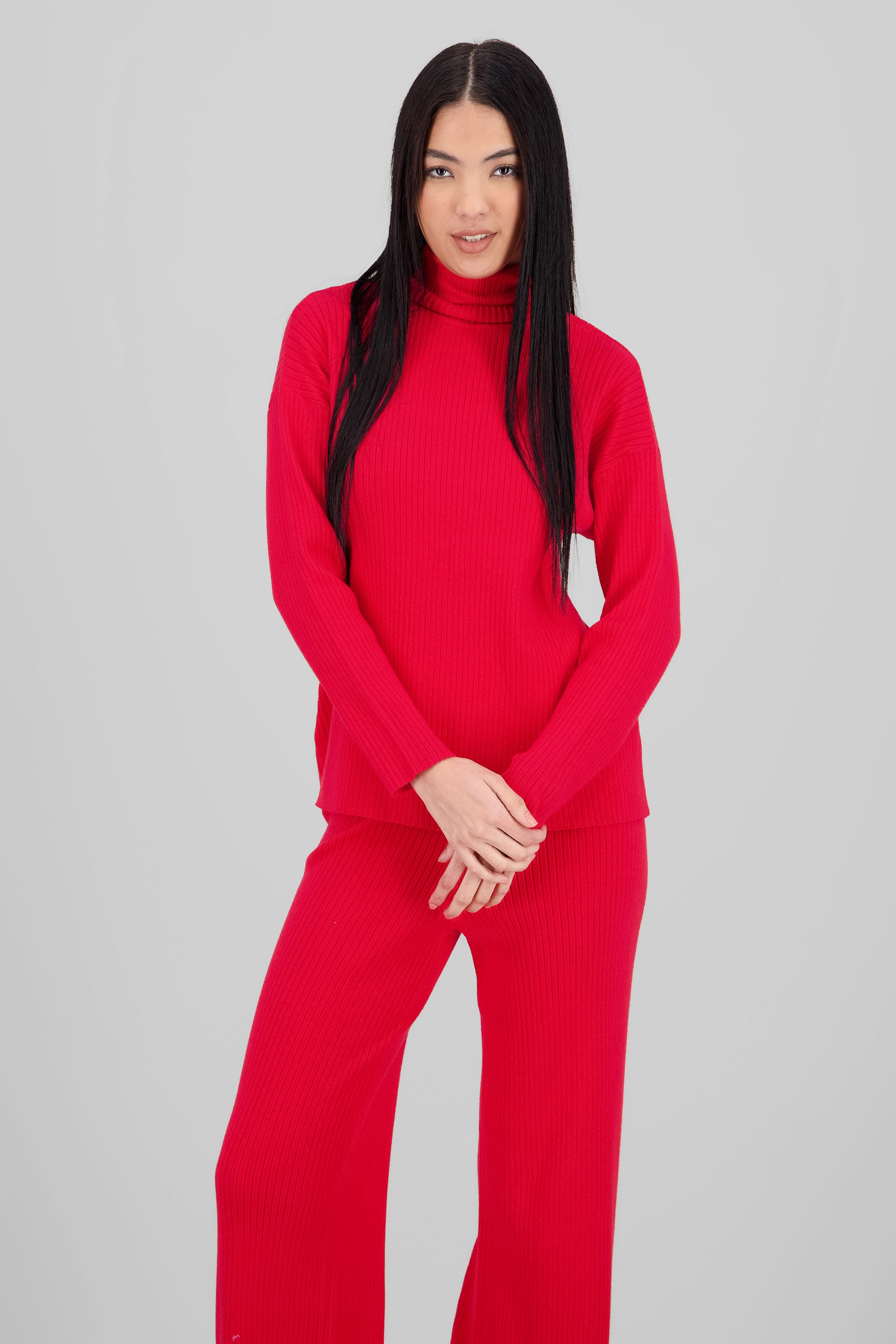 Sueter tejido oversized ROJO