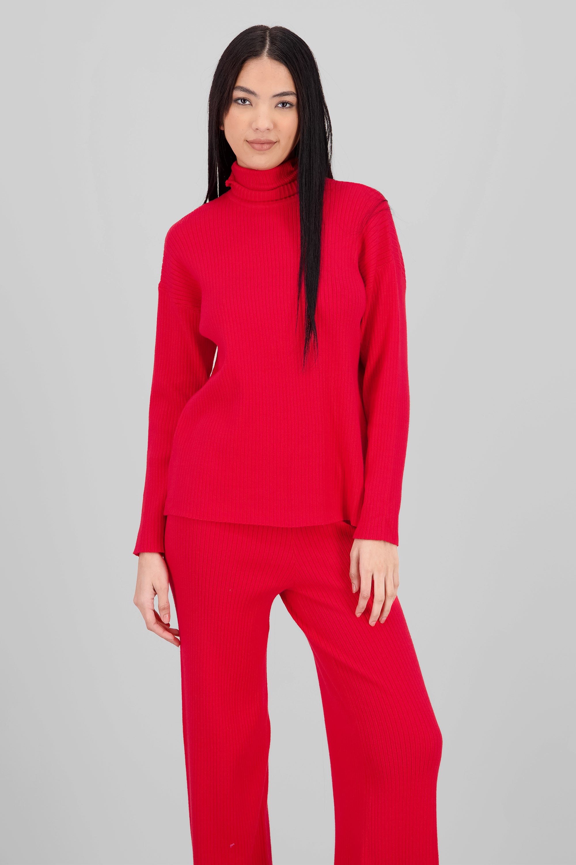 Sueter tejido oversized ROJO