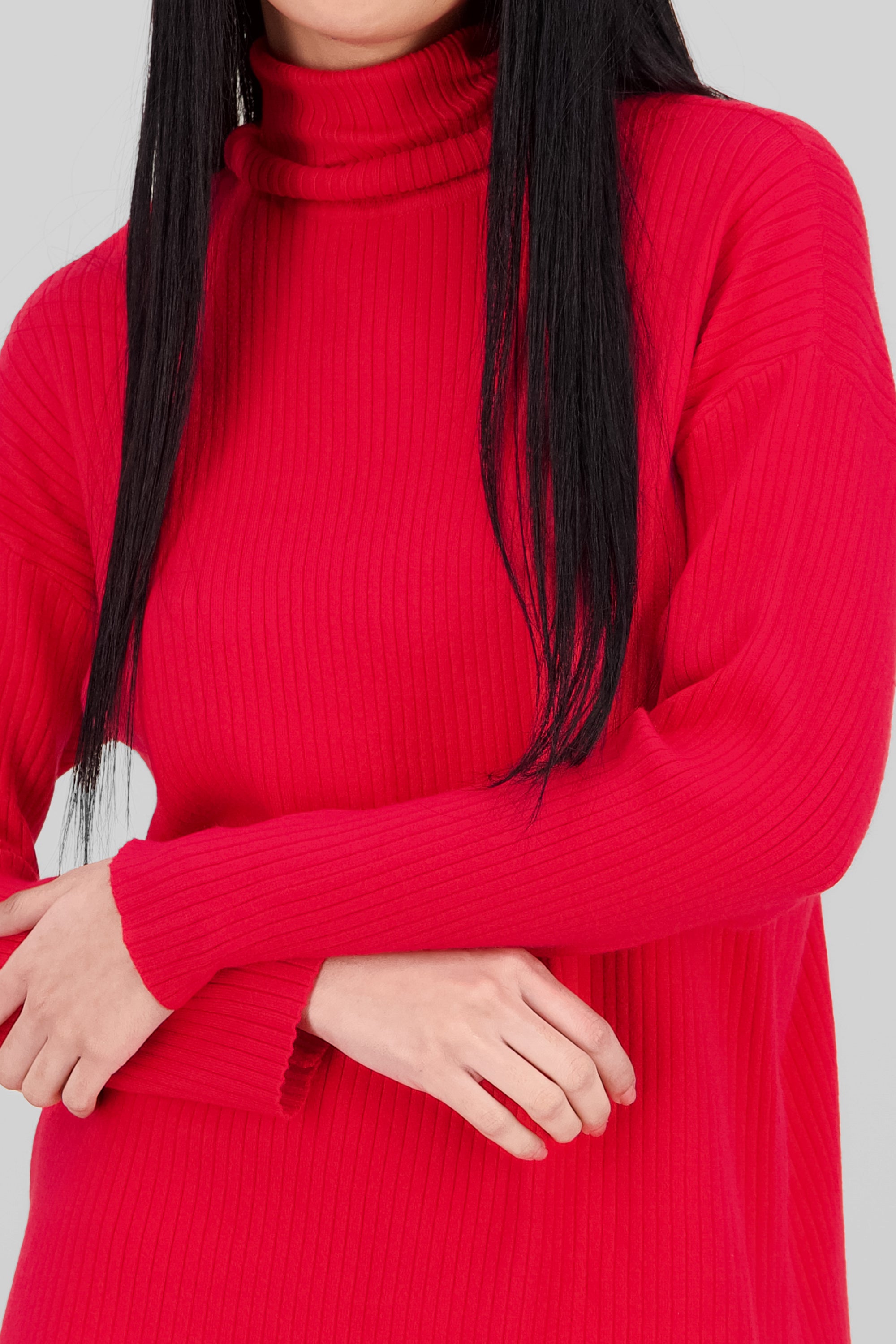 Sueter tejido oversized ROJO