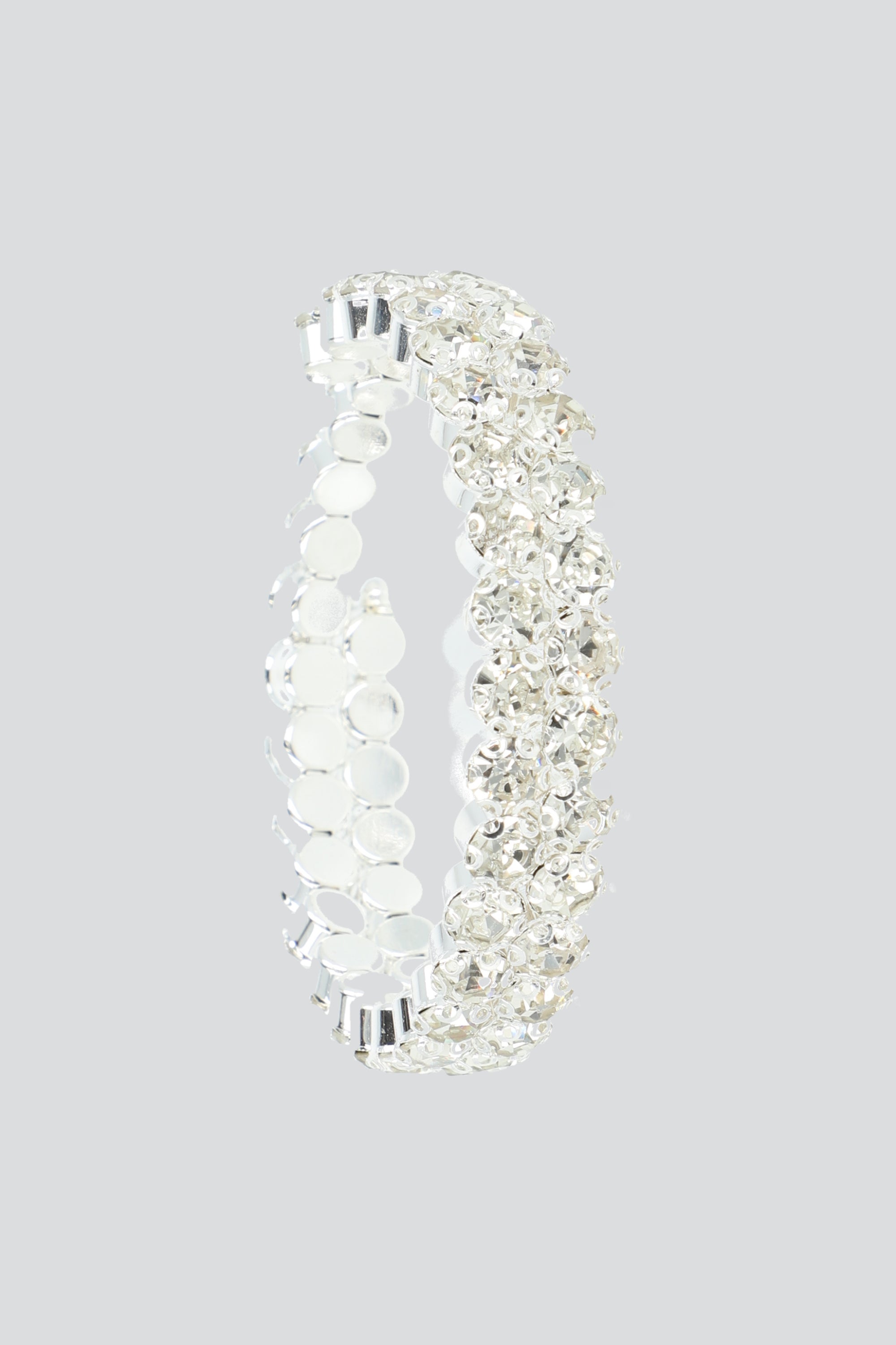 PULSERA BRILLOS PLATA