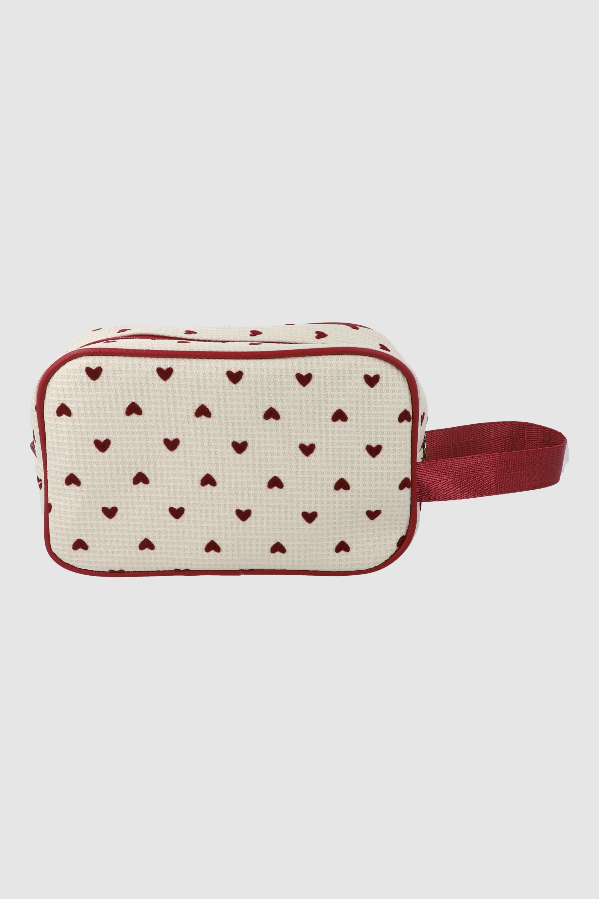Cosmetiquera mini corazones VINO
