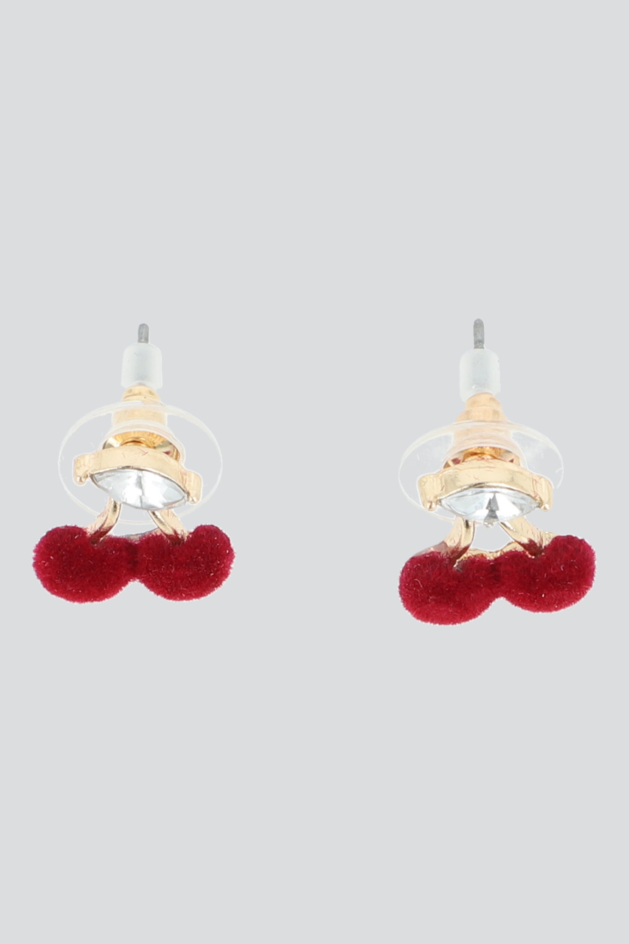 ARETES CEREZAS VELVET ORO