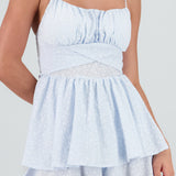 Vestido estampado flores