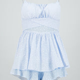 Vestido estampado flores