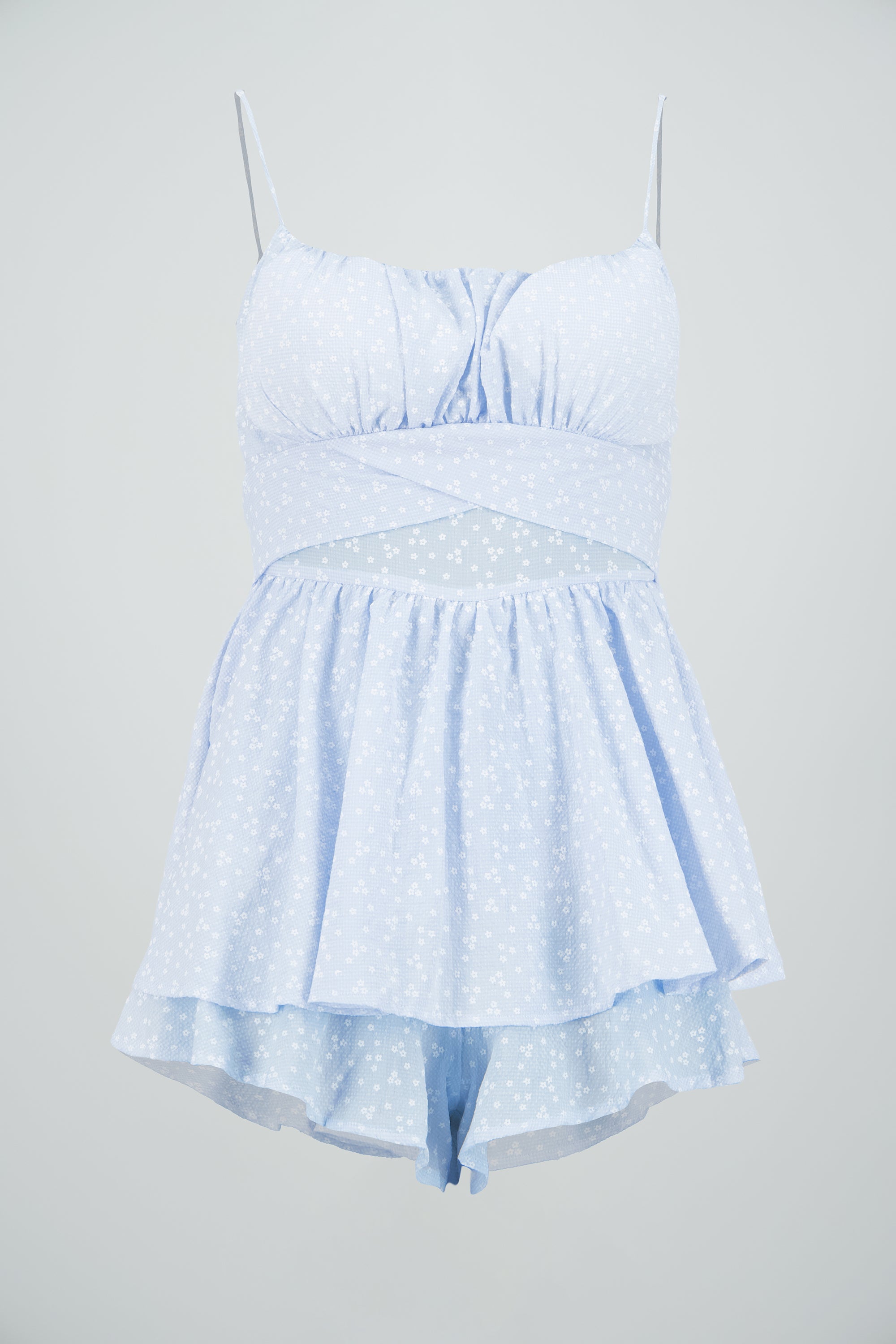 Vestido estampado flores