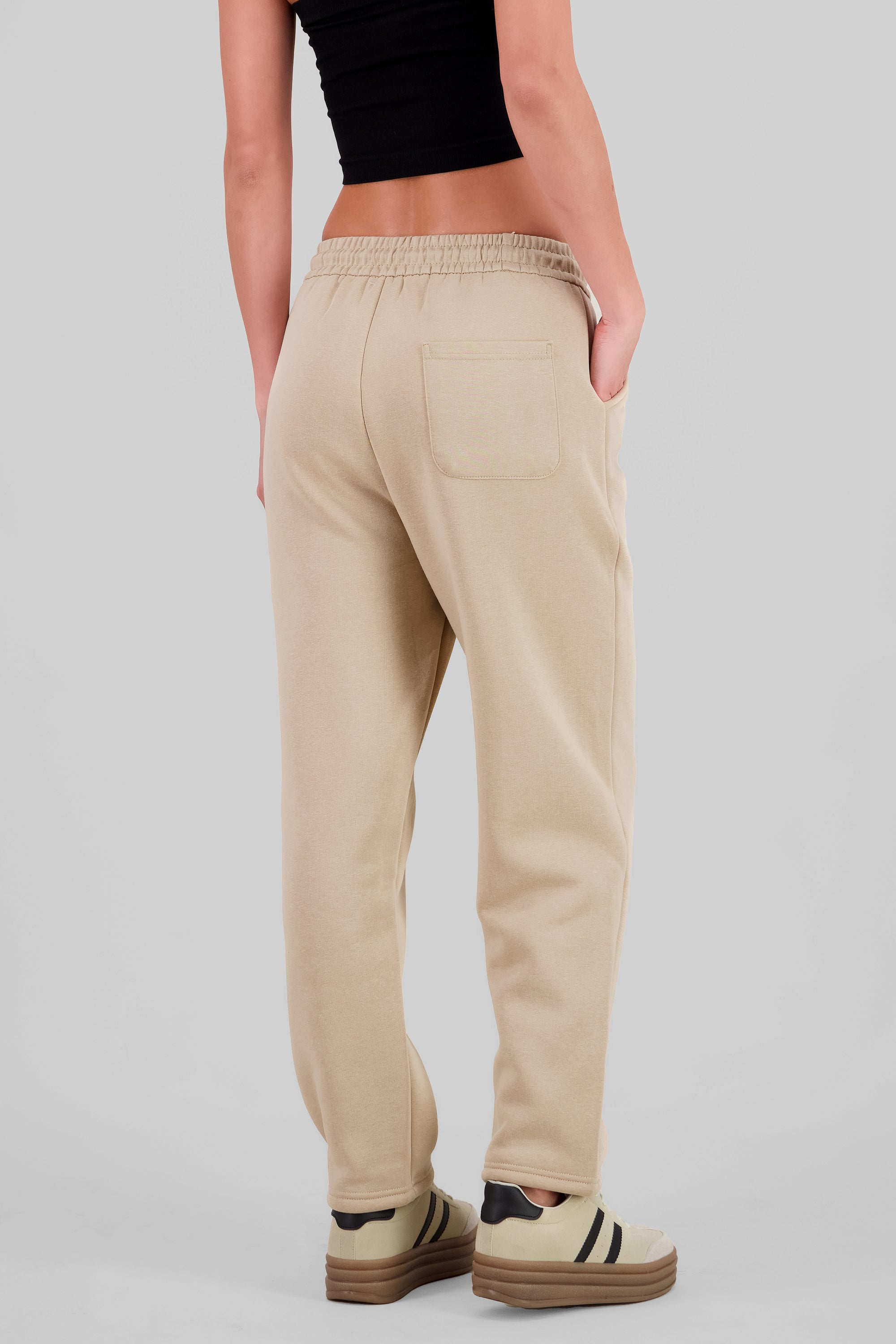 Pants con peluche adentro lisos KHAKI