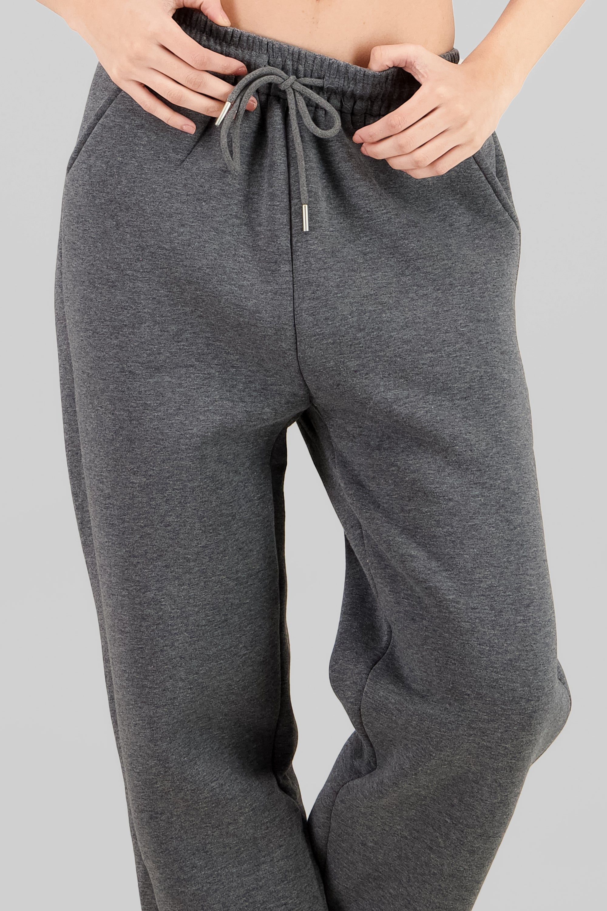 Pants con peluche adentro lisos GRIS