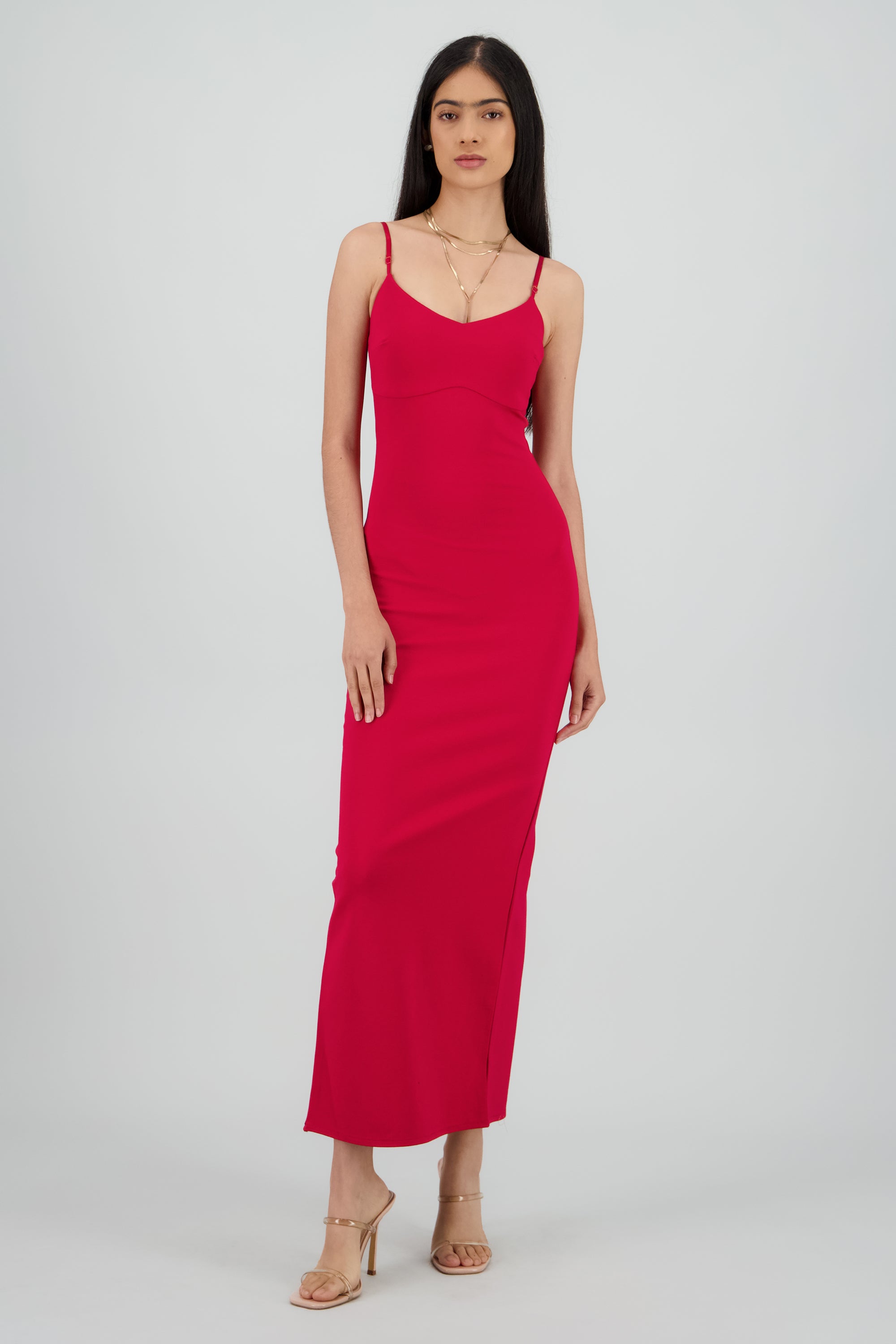 Maxi vestido bodycon liso