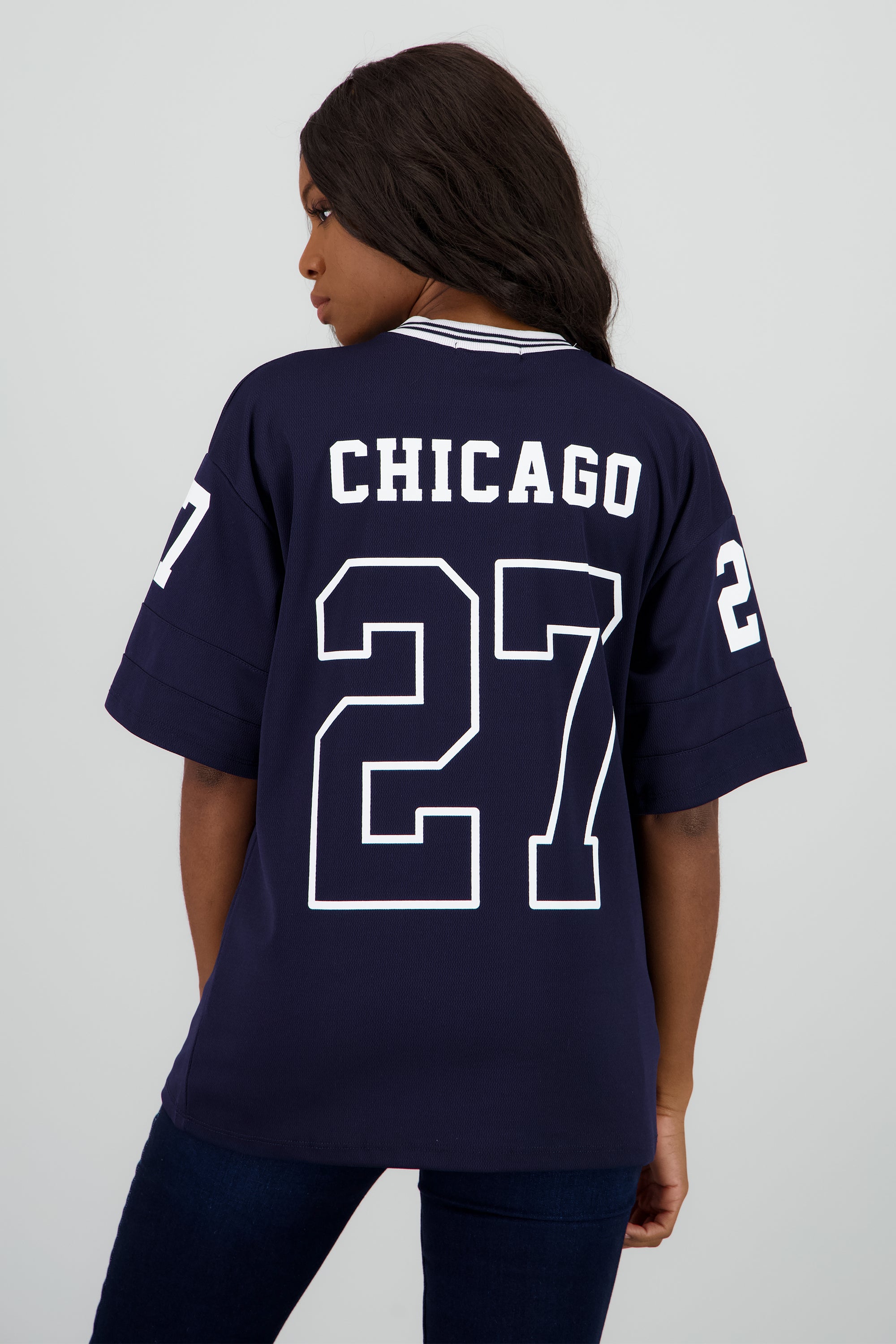 Playera deportiva numero brillos