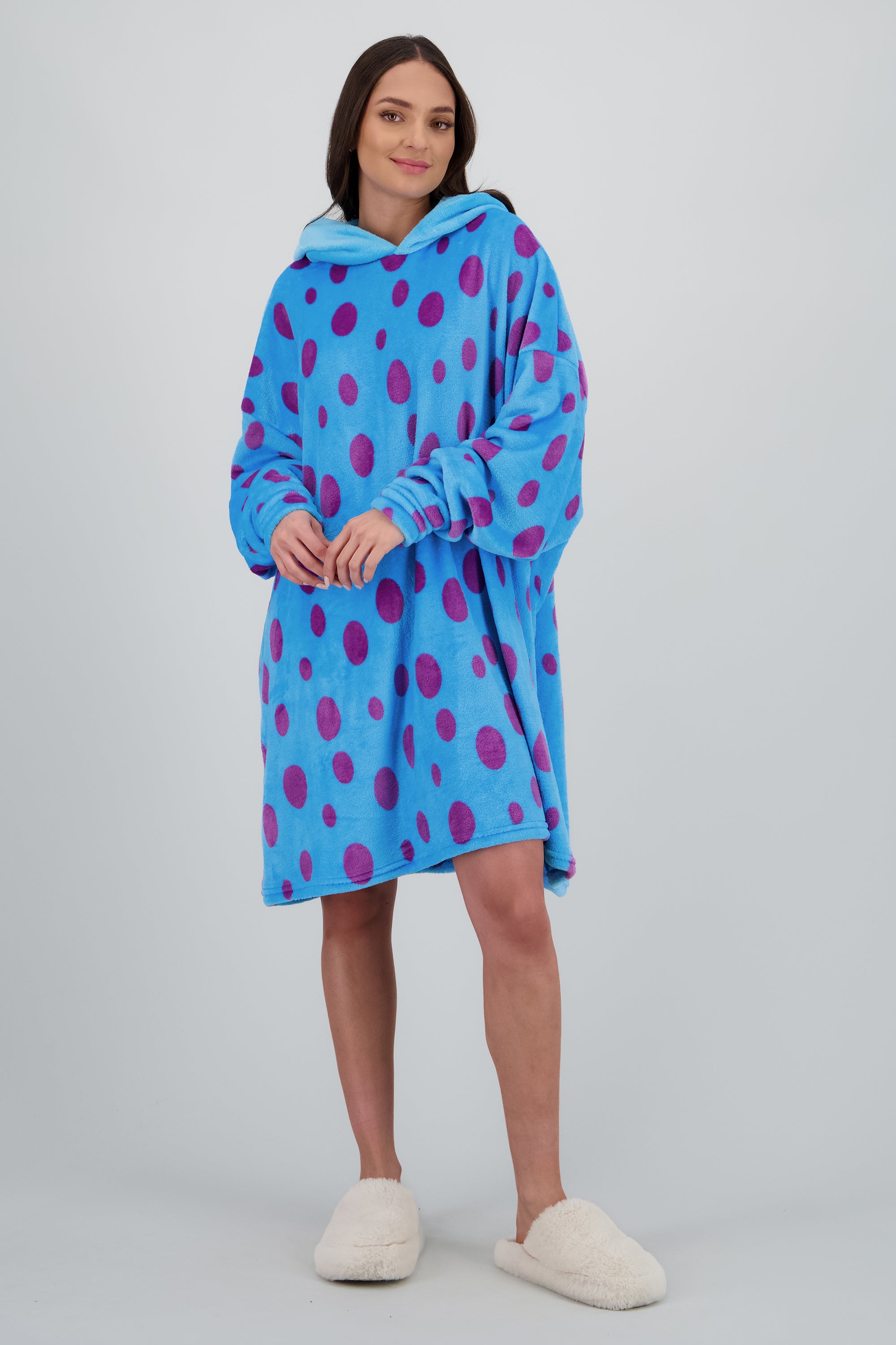 Maxi sudadera cozy sully AZUL COMBO