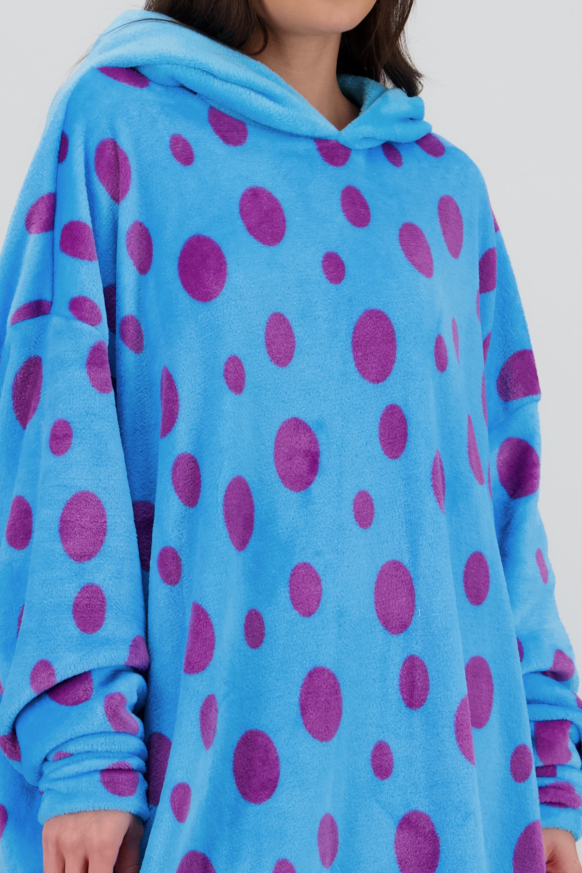 Maxi sudadera cozy sully AZUL COMBO