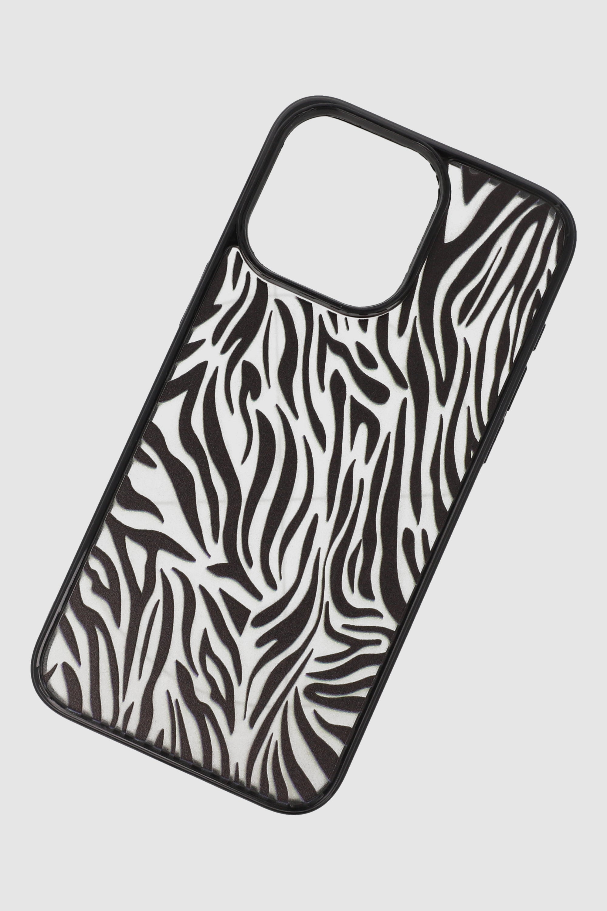 Funda cel cebra i15 pro max NEGRO
