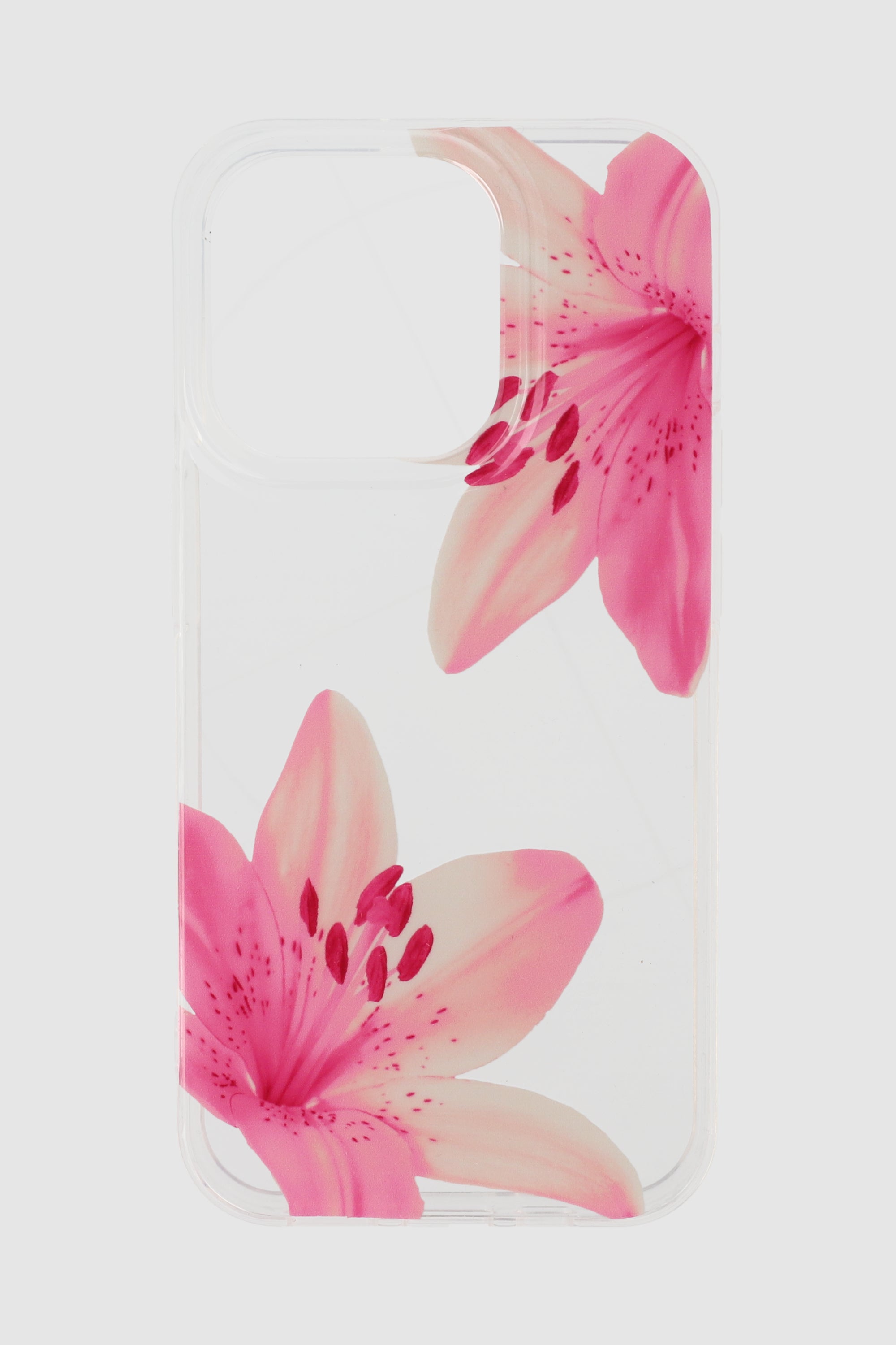 Funda cel flores pintada i15 pro ROSA