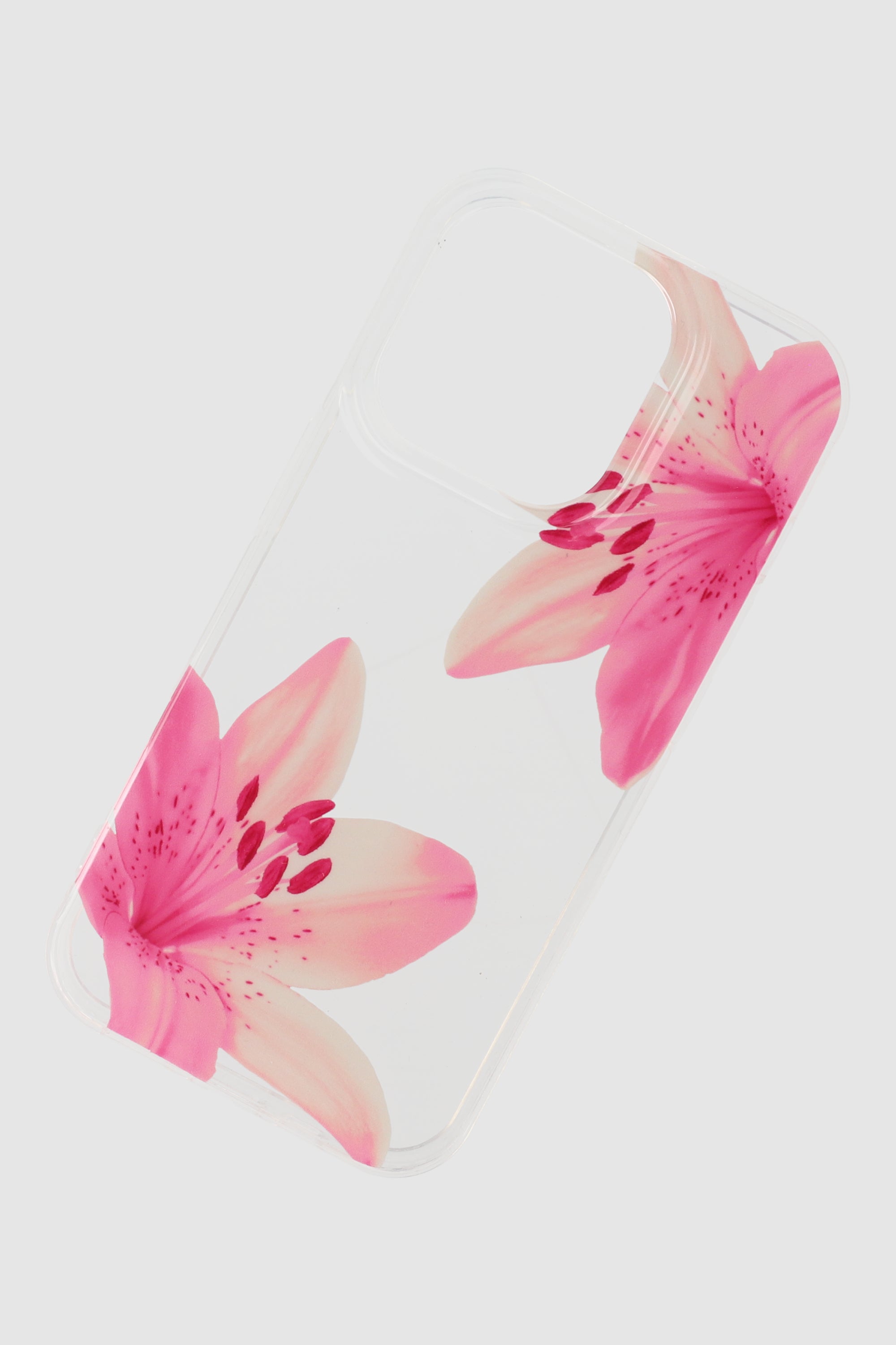 Funda cel flores pintada i15 pro ROSA