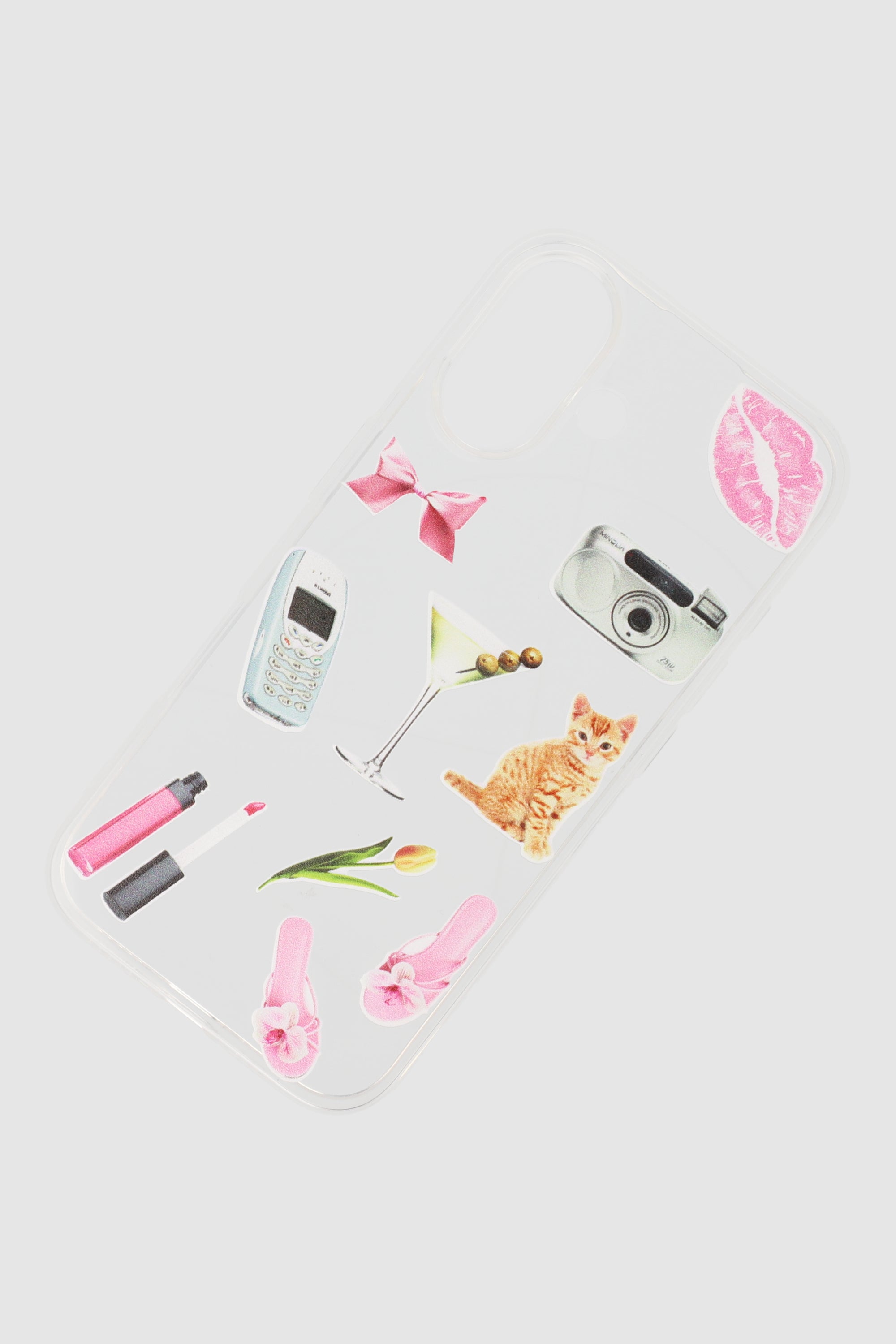 Funda cel stickers cool i16 TRANSPARENTE