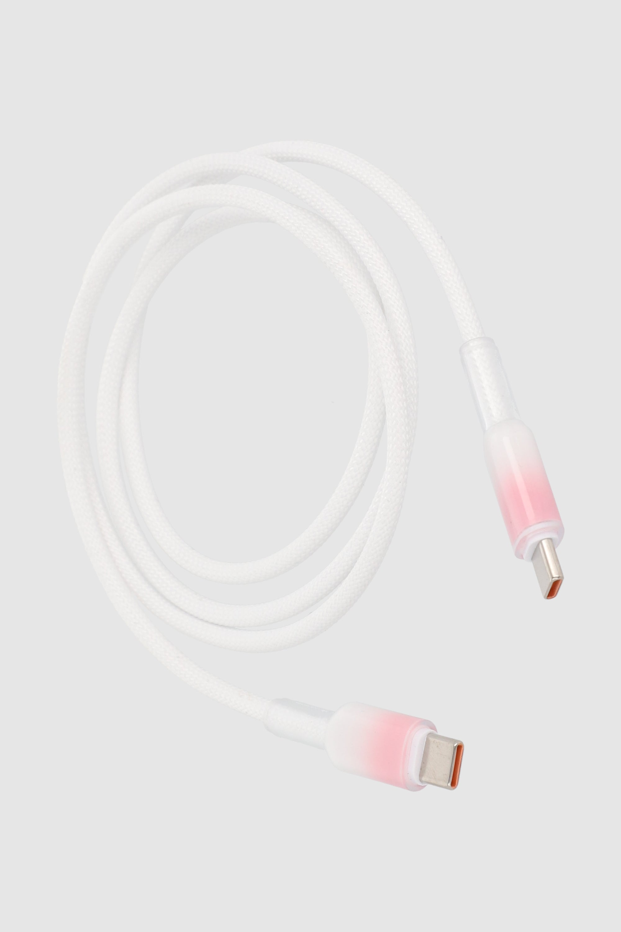 Cable cargador punta ombre tc BLANCO