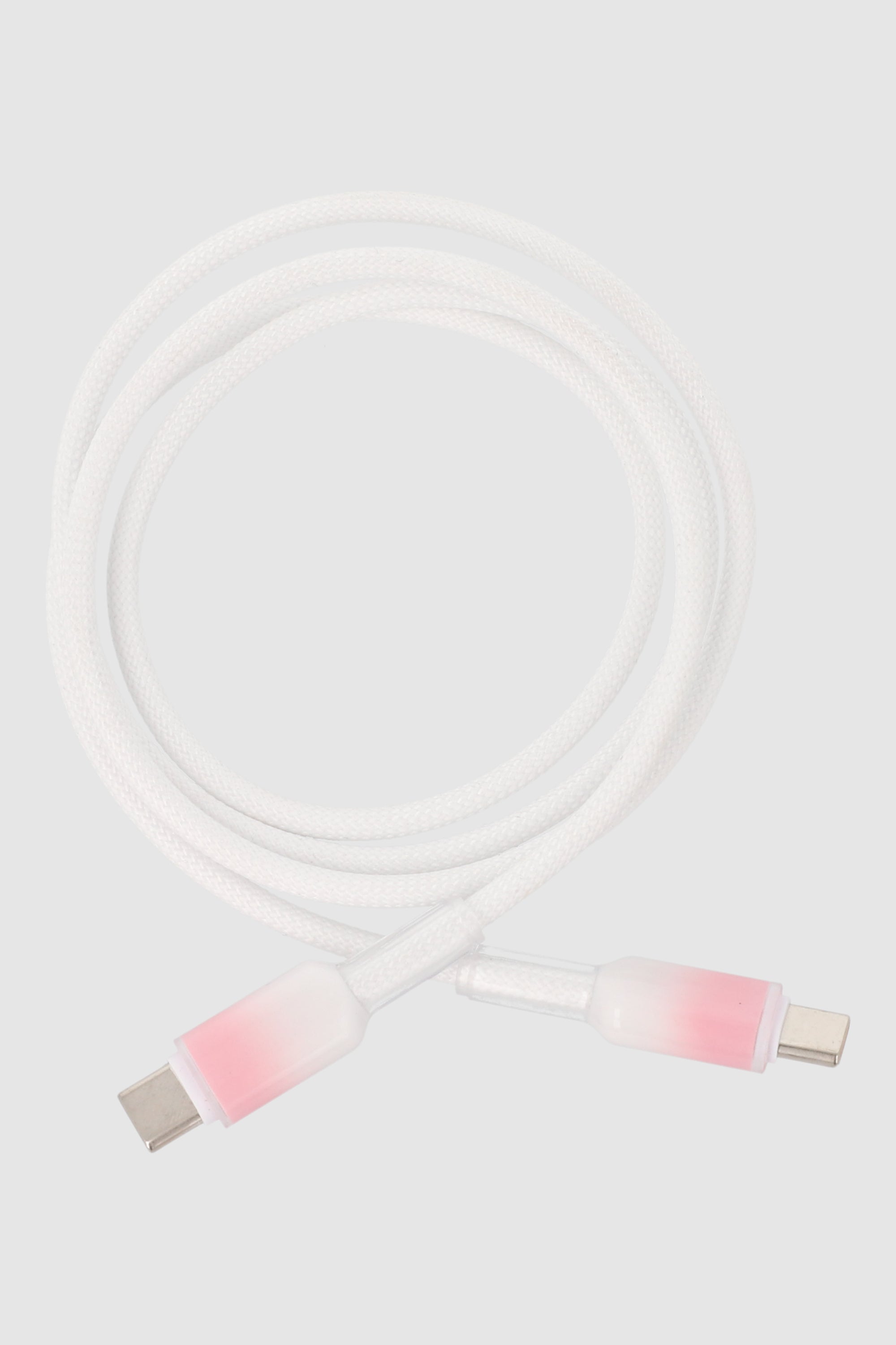 Cable cargador punta ombre tc BLANCO