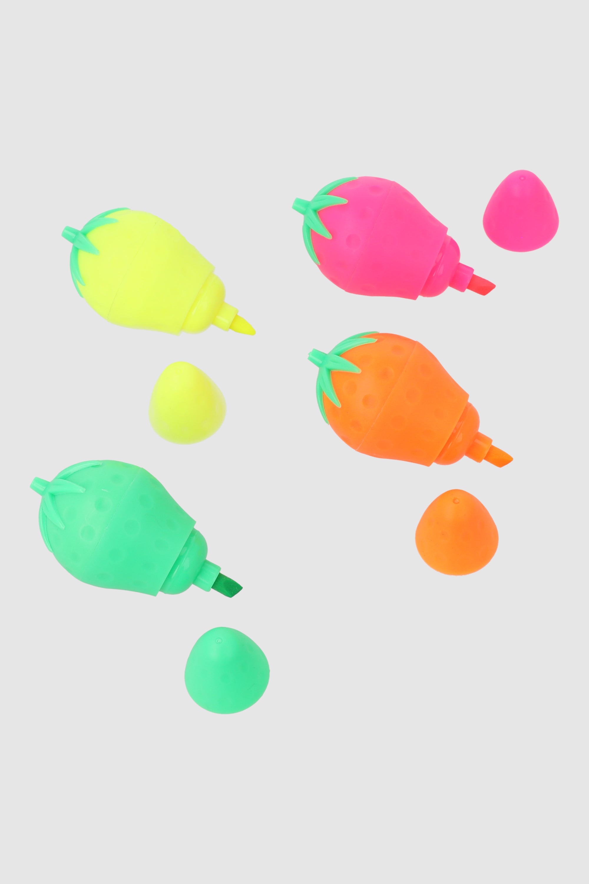 Set 4 marcadores fresas MULTICOLOR