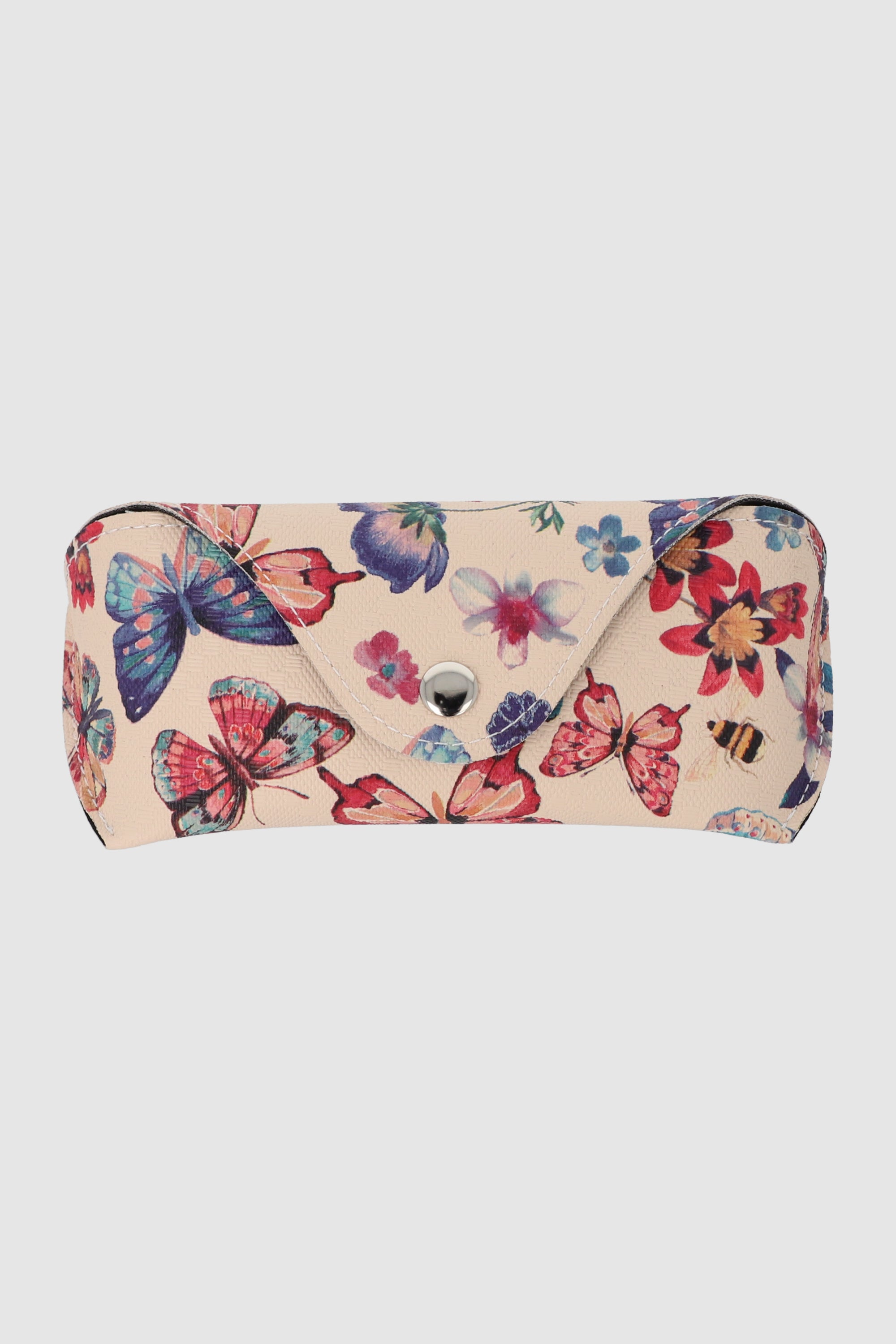 Funda para lentes sobre mariposas ROSA