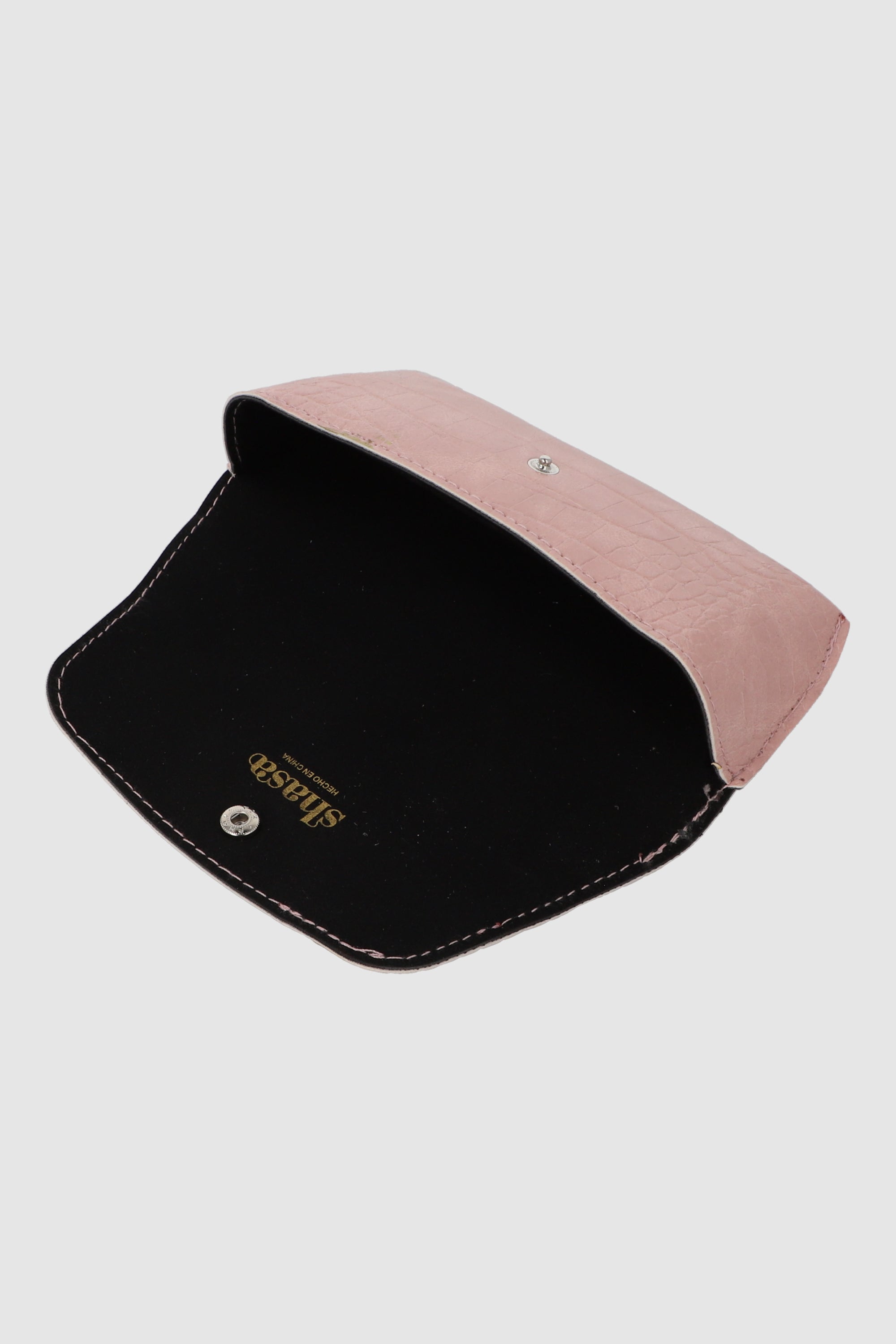 Funda para lentes pu croco ROSA