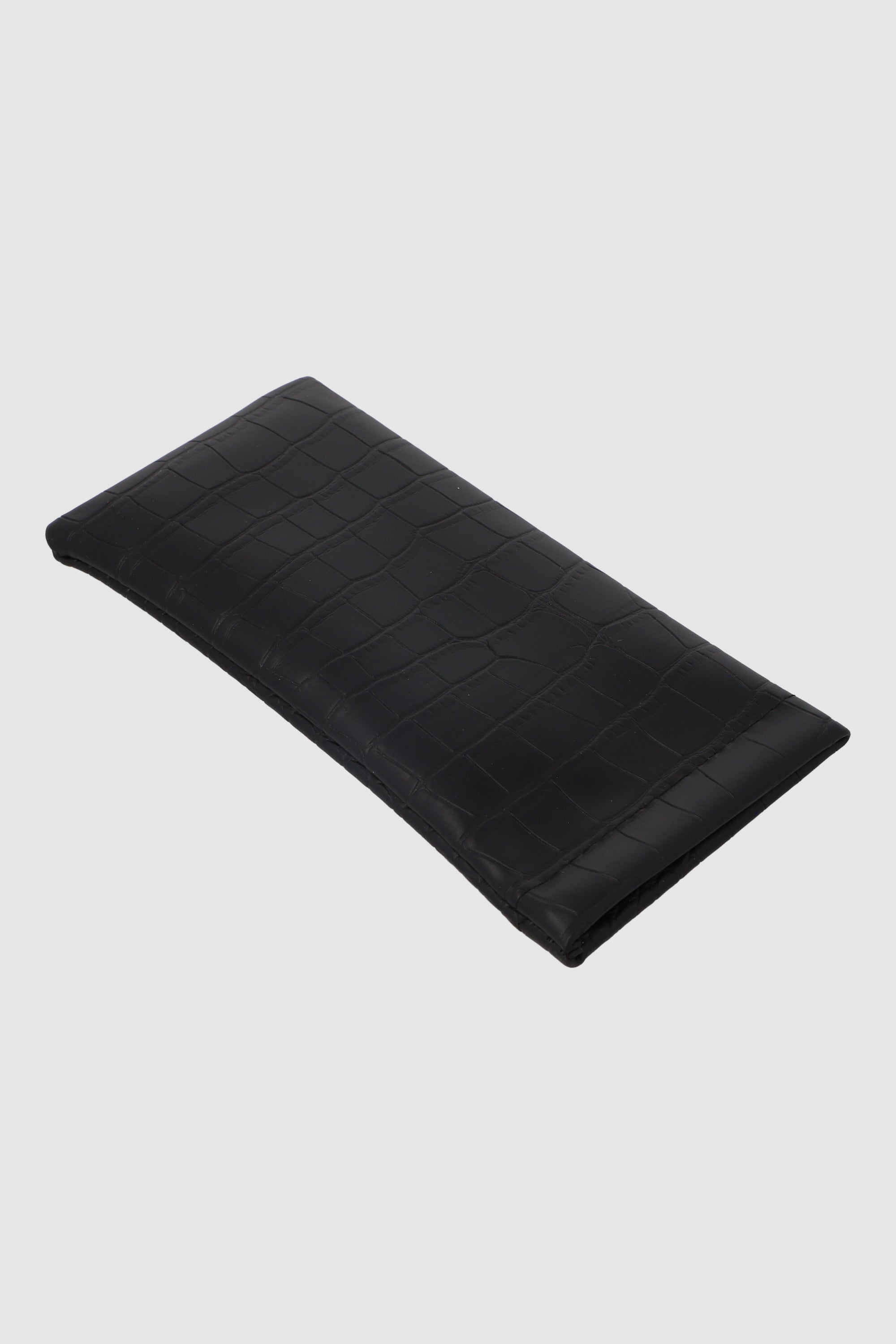 Funda para lentes sobre croco NEGRO