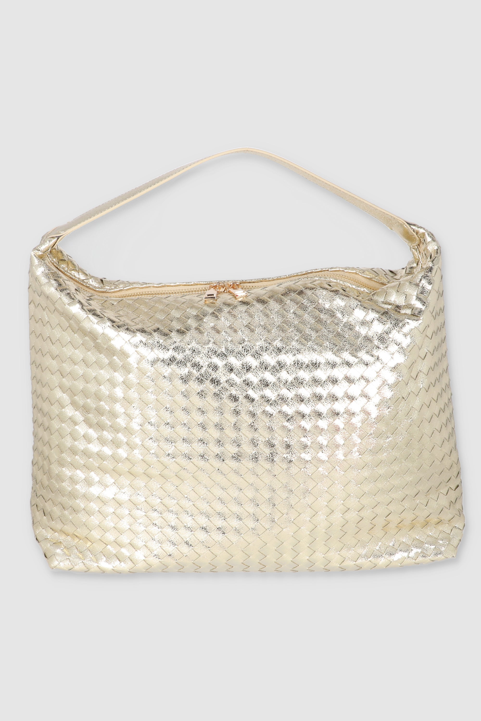 Tote slouchy entrelazada ORO