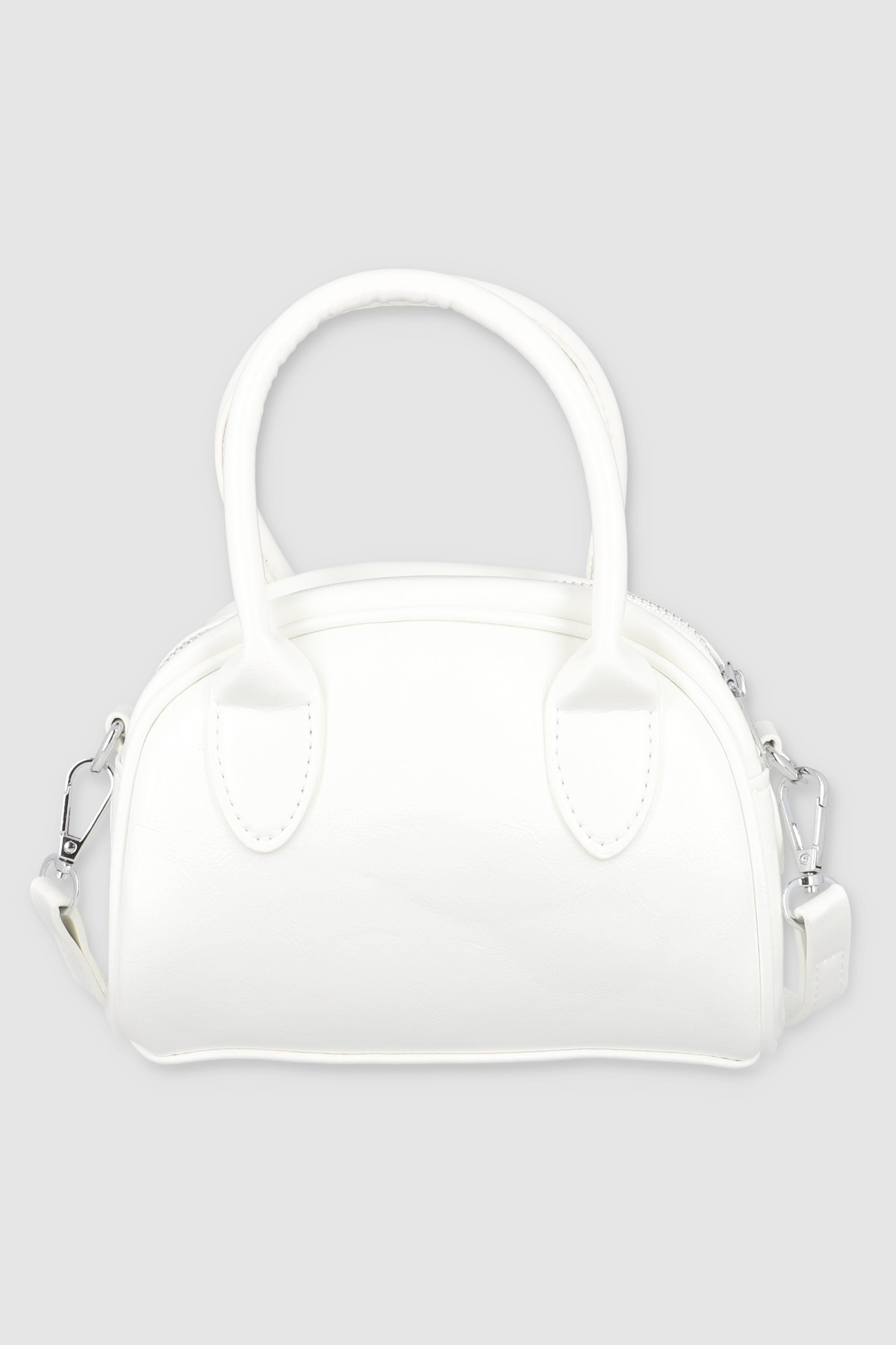 Bolso mini doble asa sencilla BLANCO