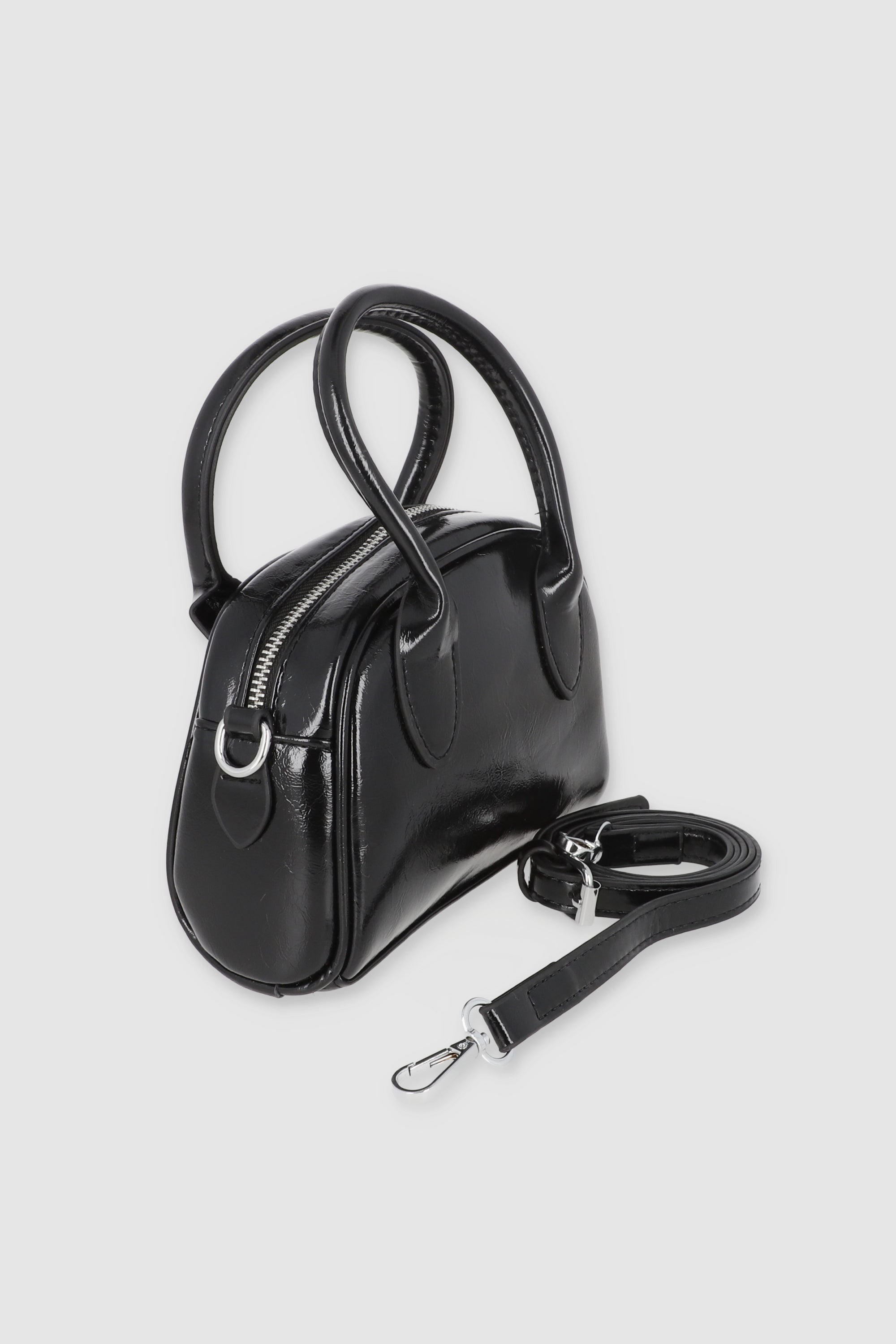 Bolso mini doble asa sencilla NEGRO