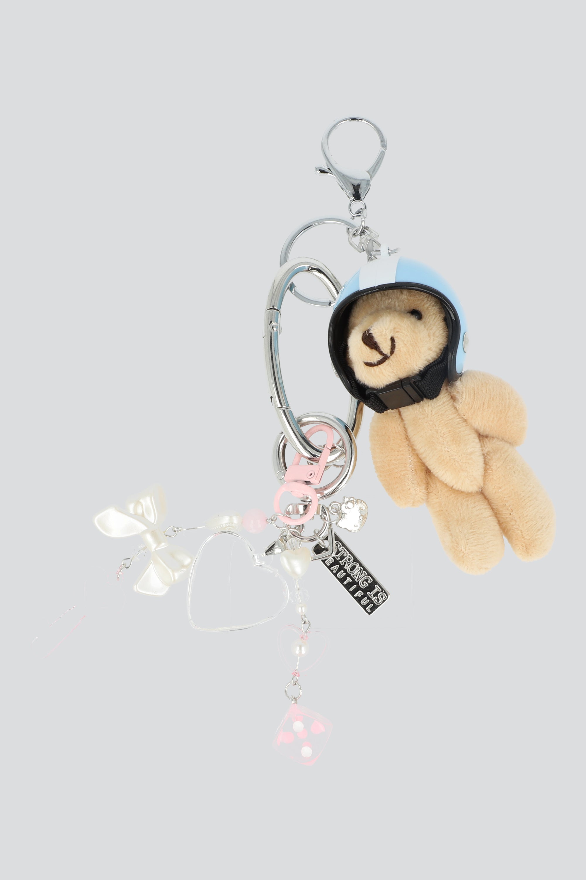 Charm cel multi oso casco moño AZUL CIELO