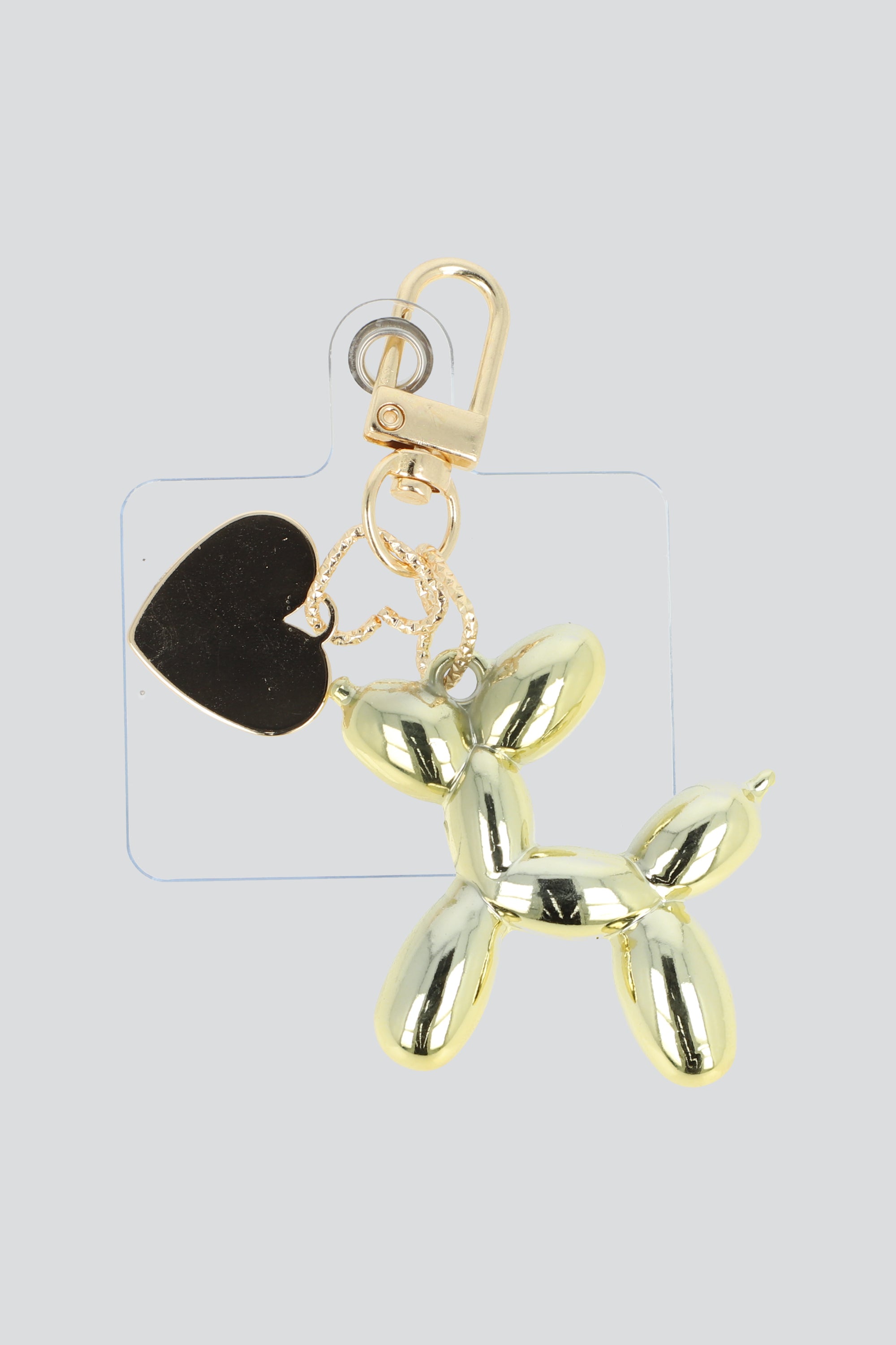 Charm cel perro globo corazon ORO