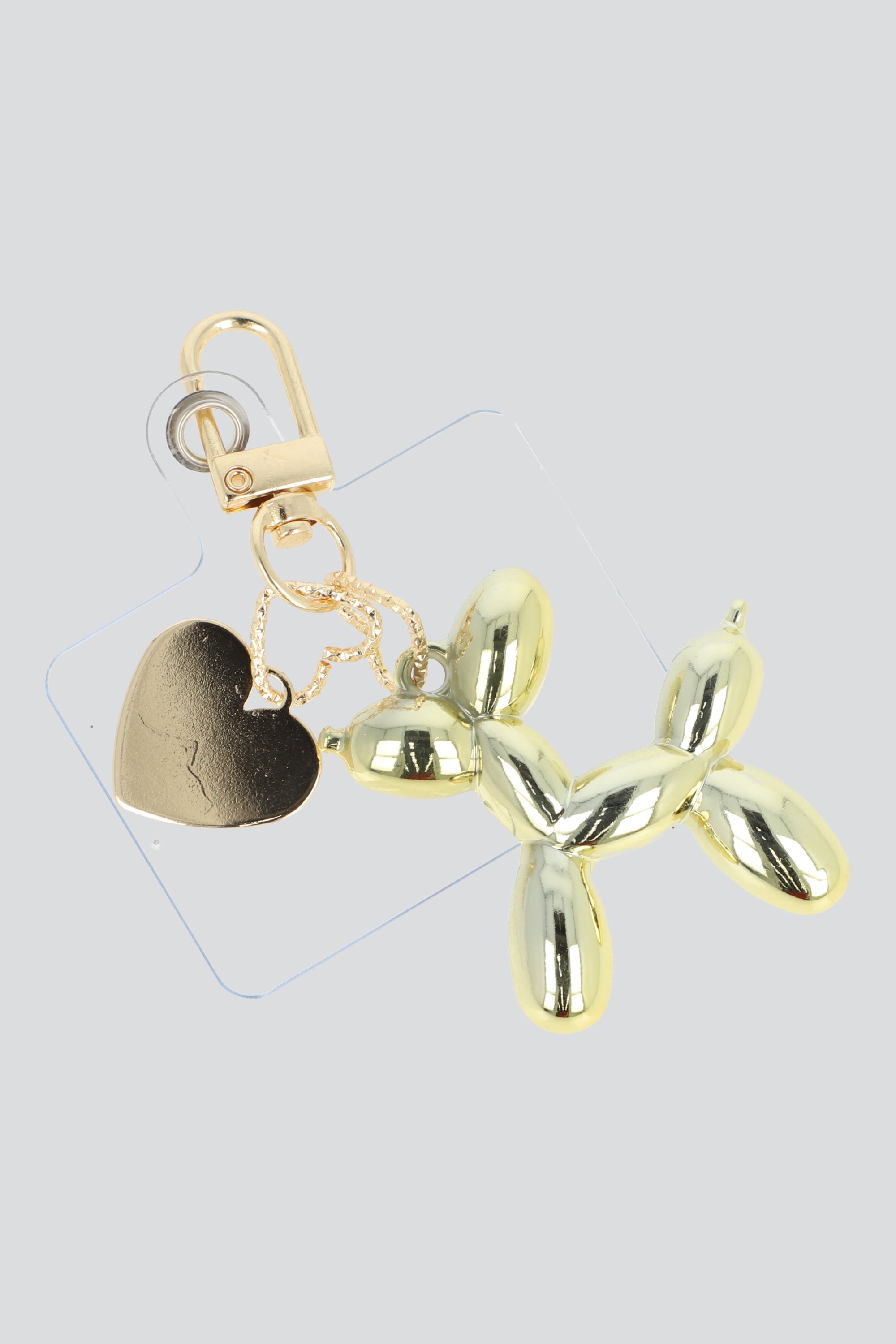 Charm cel perro globo corazon ORO