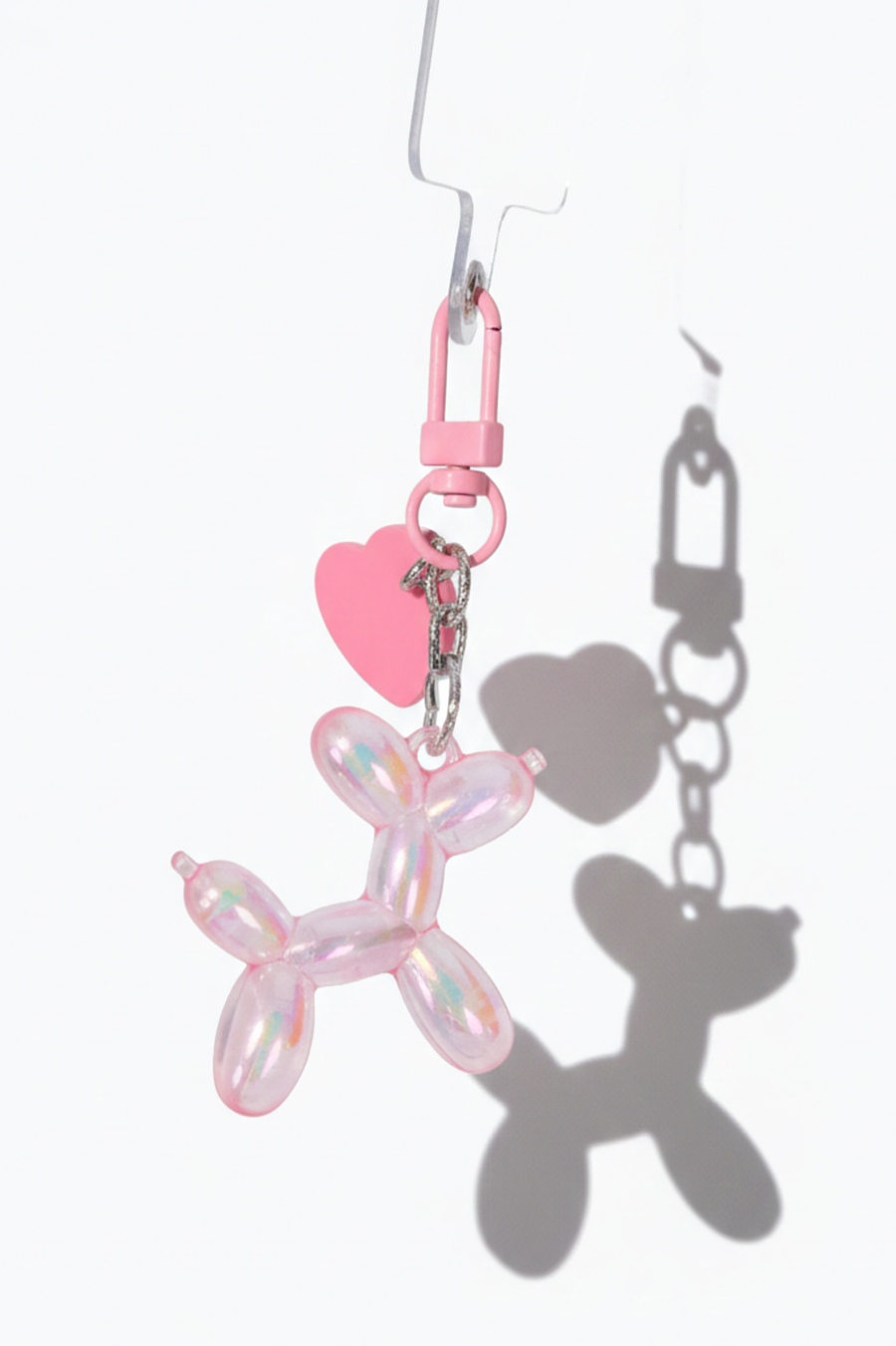Charm cel perro globo corazon