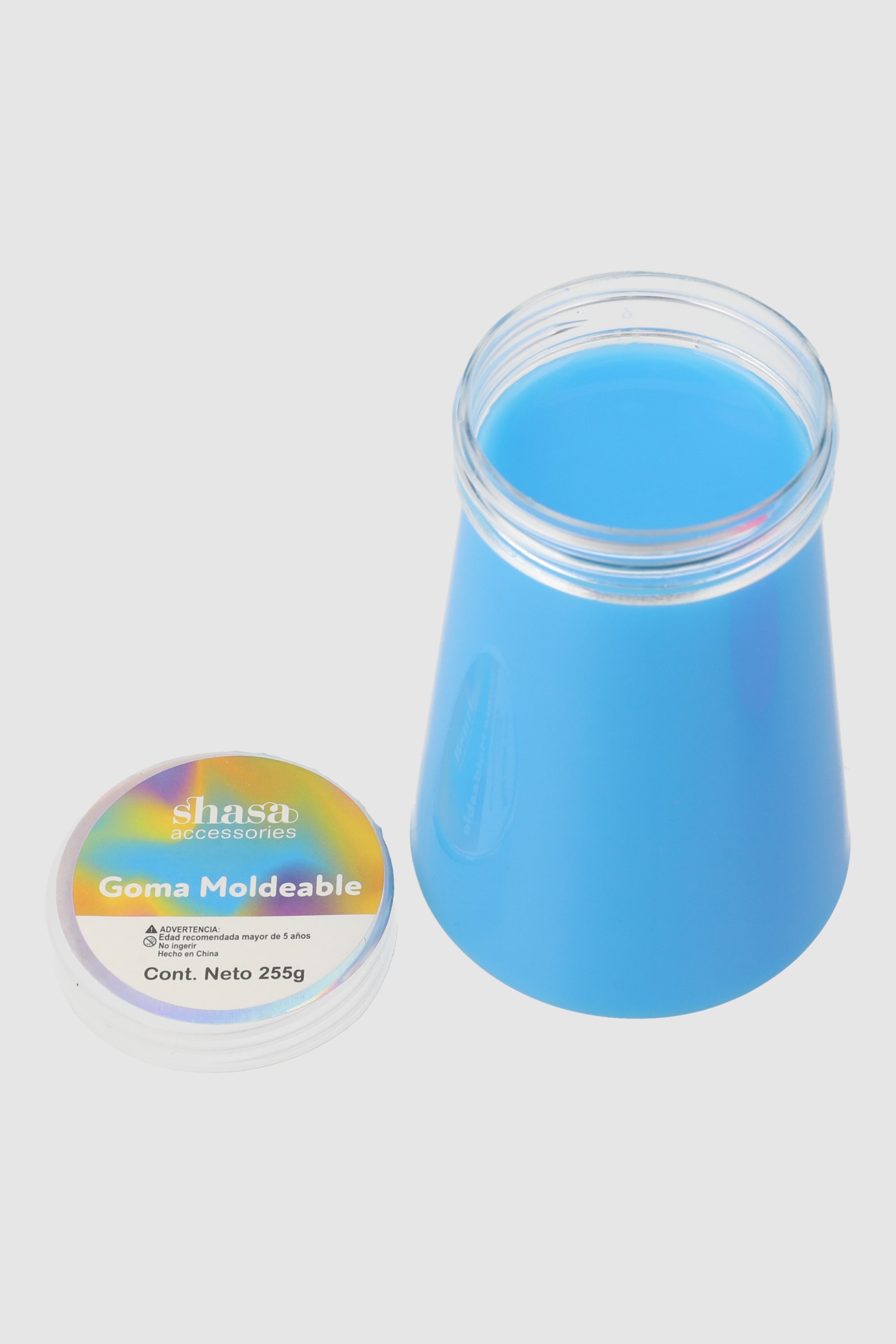 Slime bote piramide AZUL