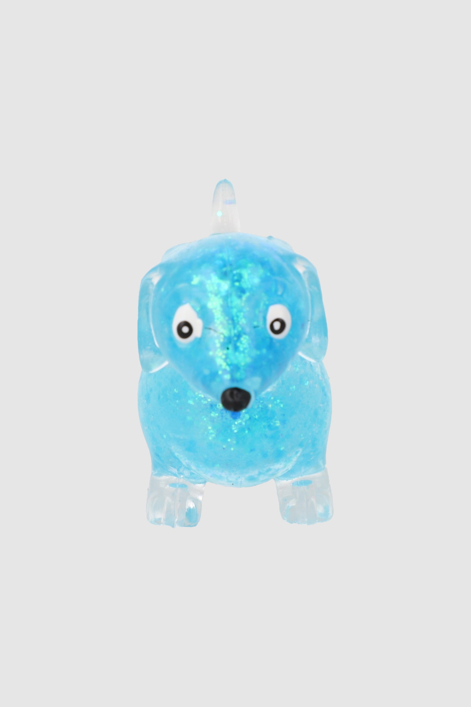 Squishy perrito glitter AZUL