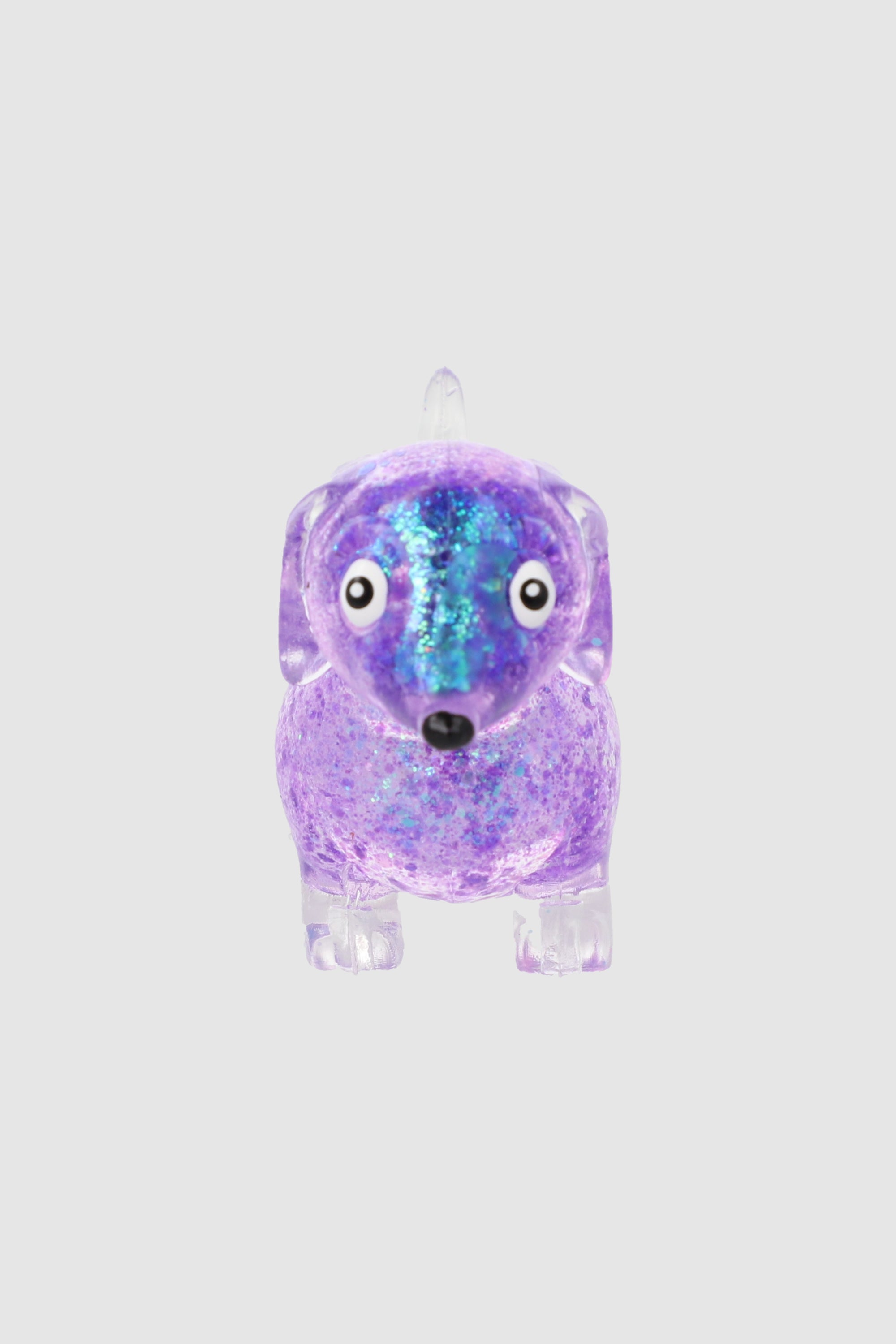 Squishy perrito glitter MORADO