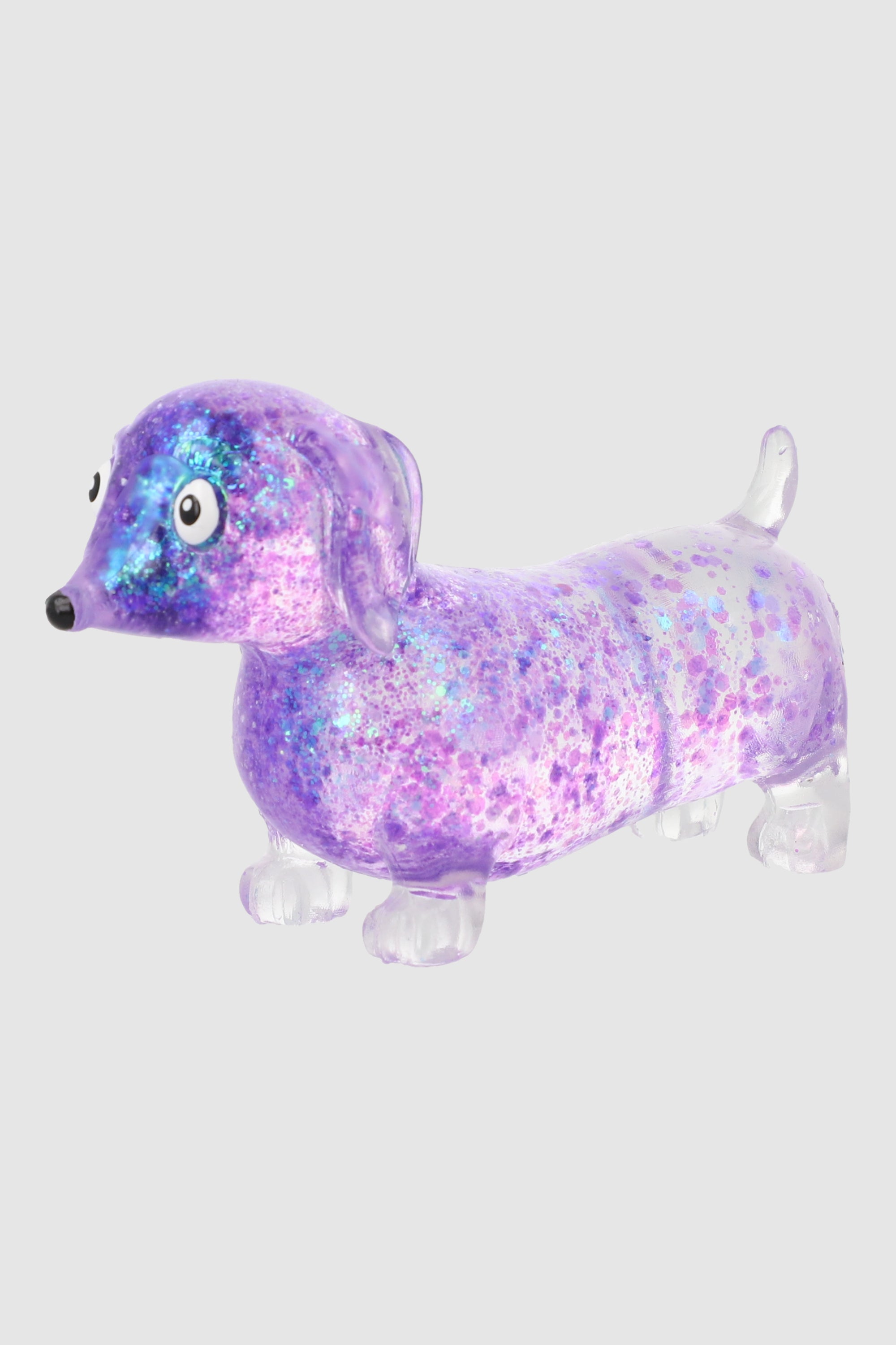 Squishy perrito glitter MORADO