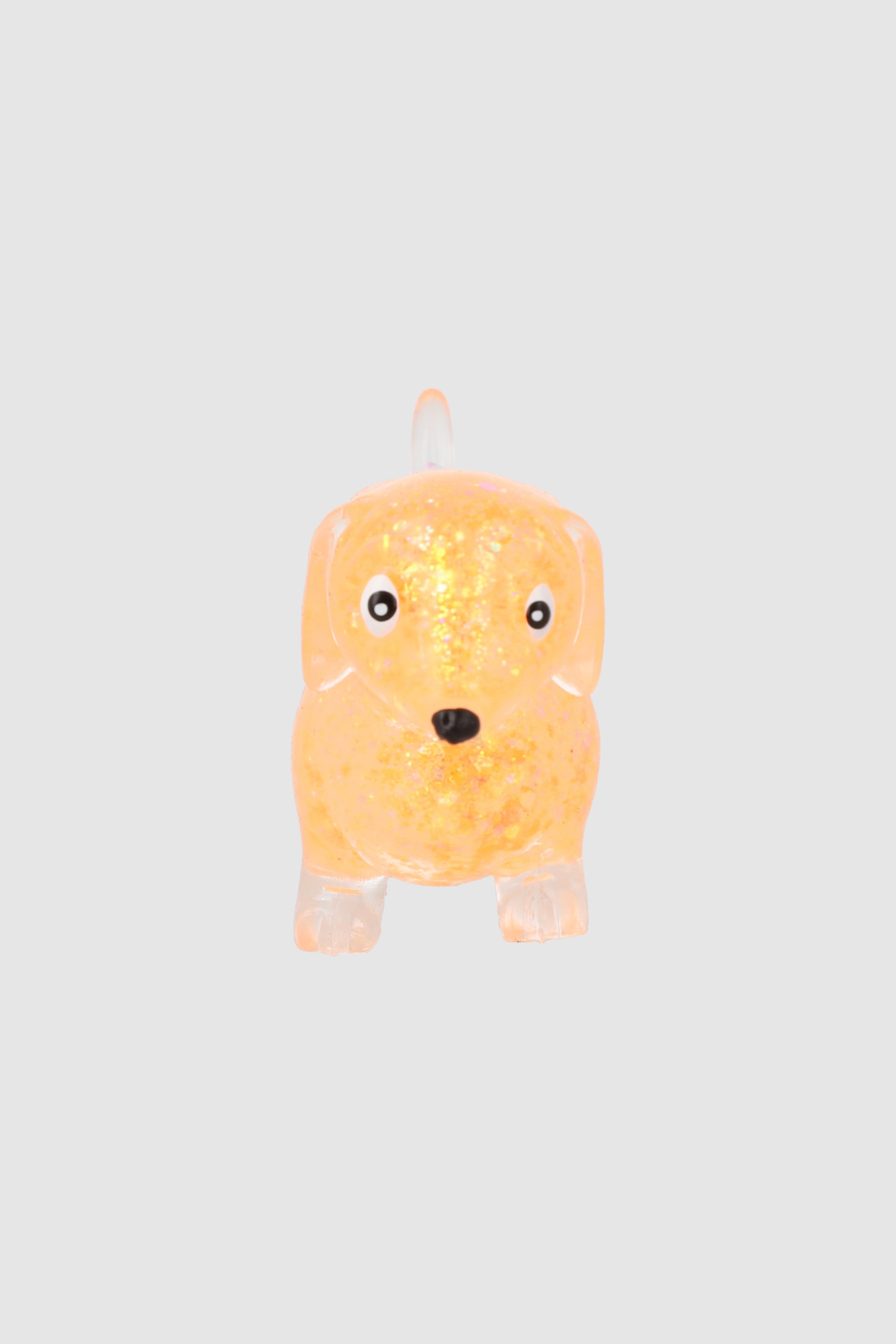 Squishy perrito glitter NARANJA