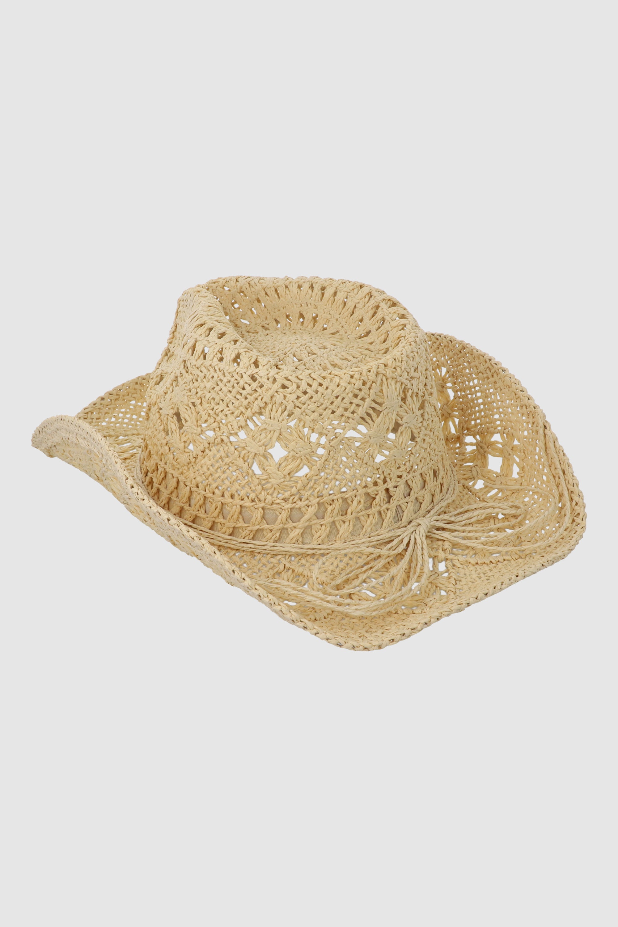 Sombrero vaquero calado BEIGE