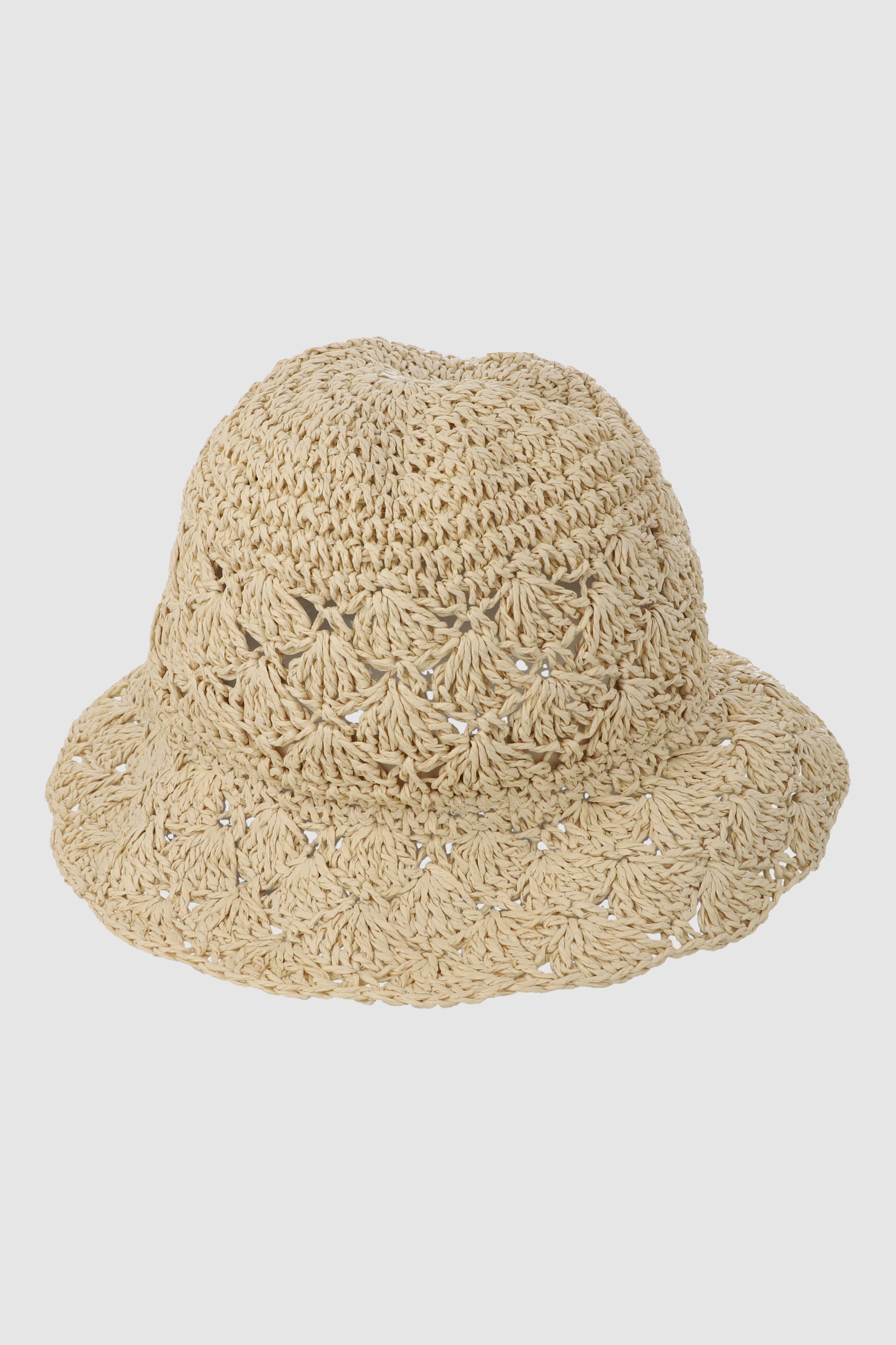 Bucket hat efcto crochet BEIGE