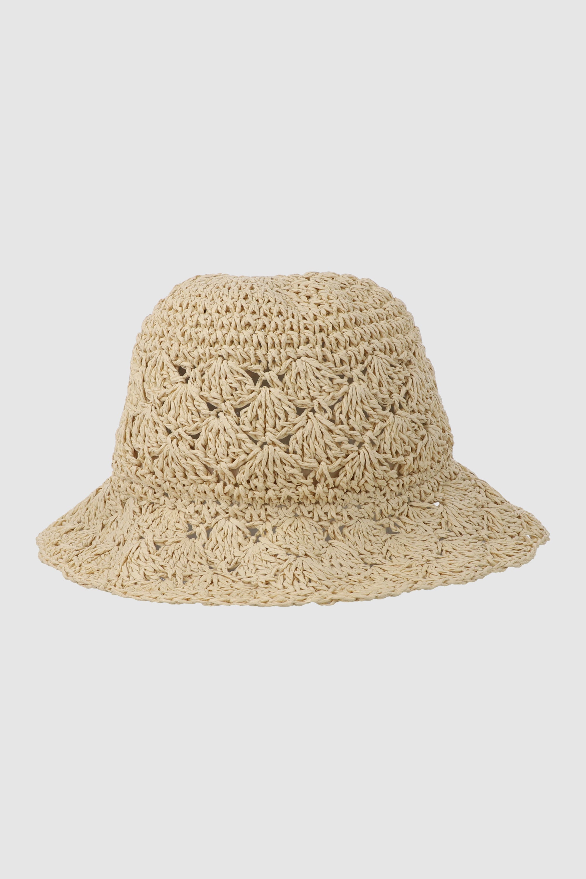 Bucket hat efcto crochet BEIGE